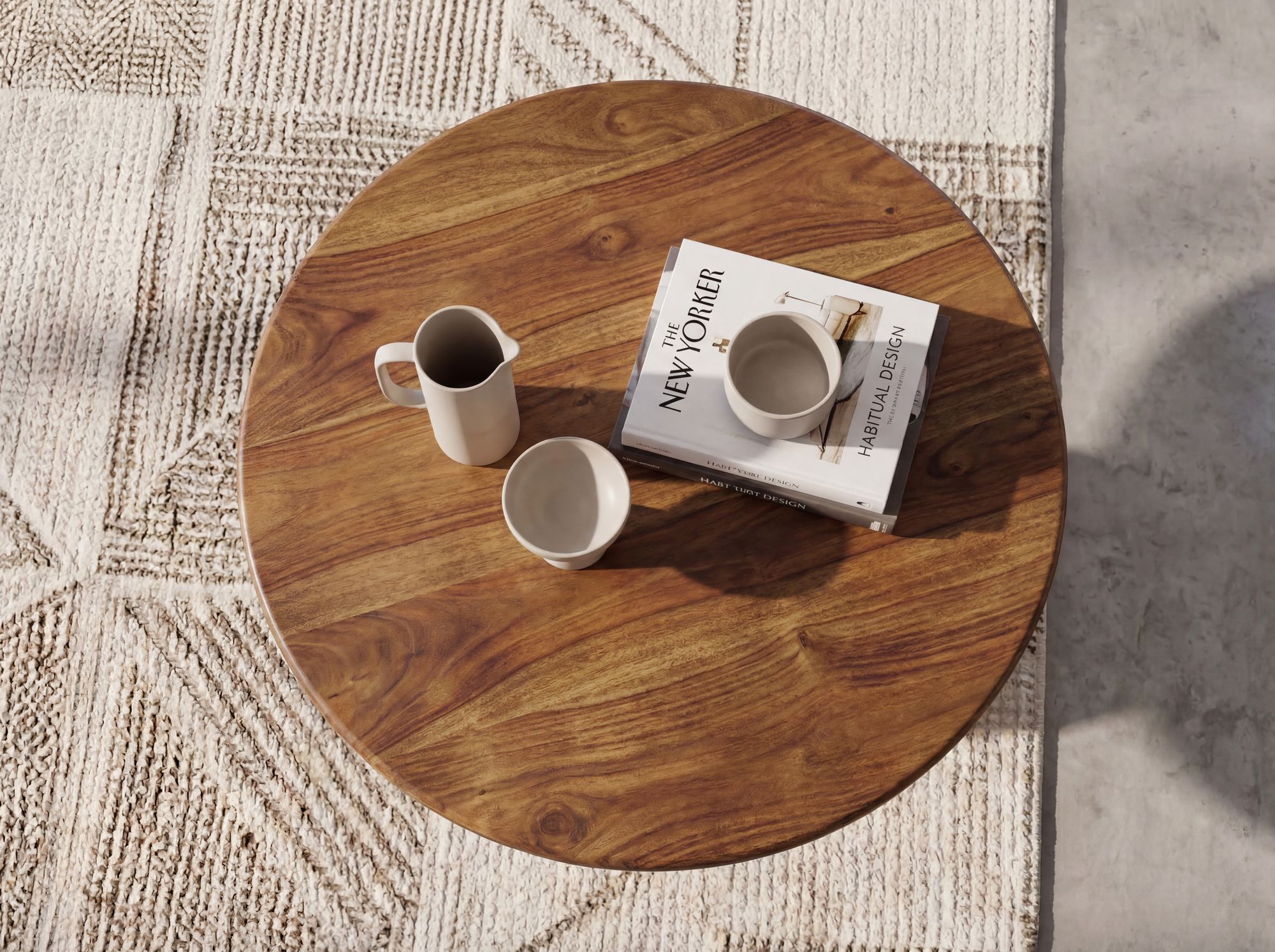 Couchtisch Vaksdal Massivholz Mango Höhe 41,5 cm