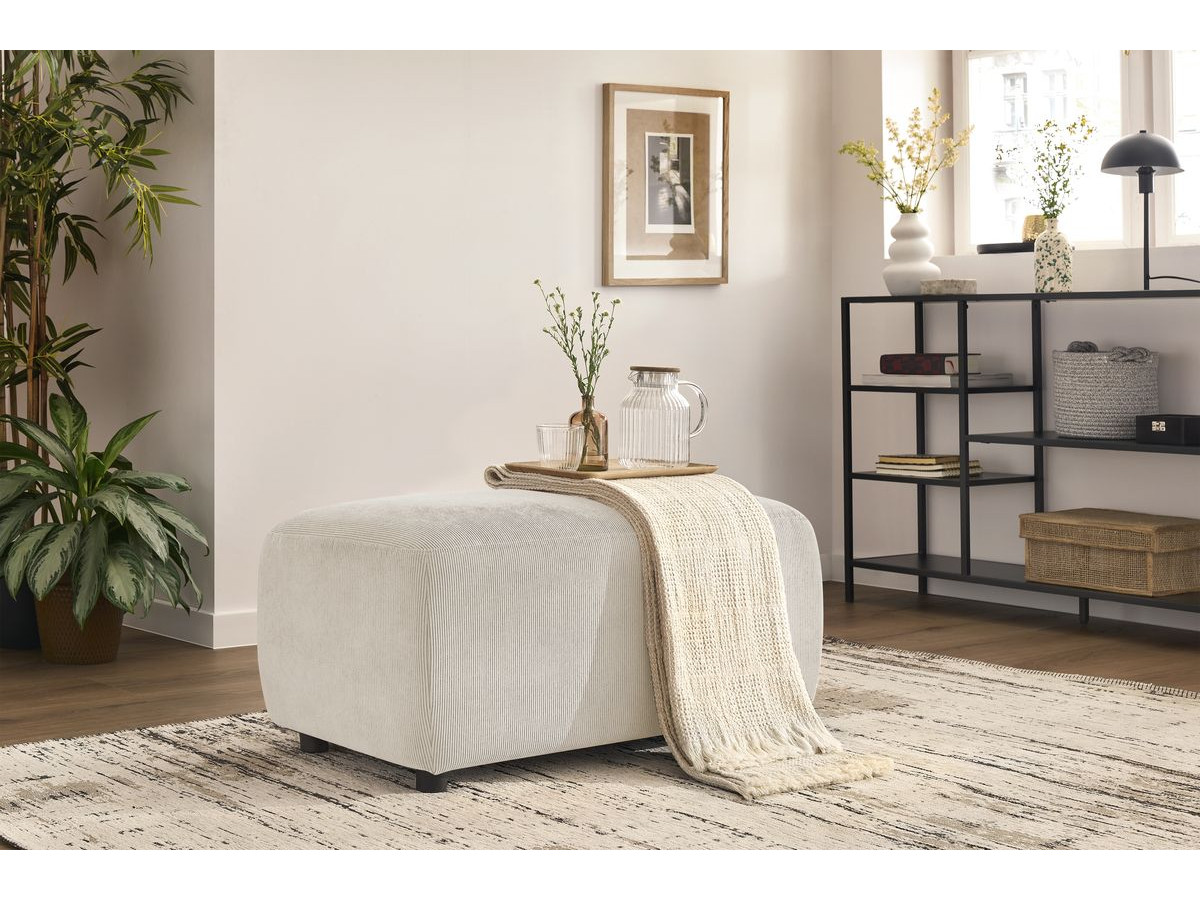 Bobochic Enjoy Pouf Cordsamt Beige