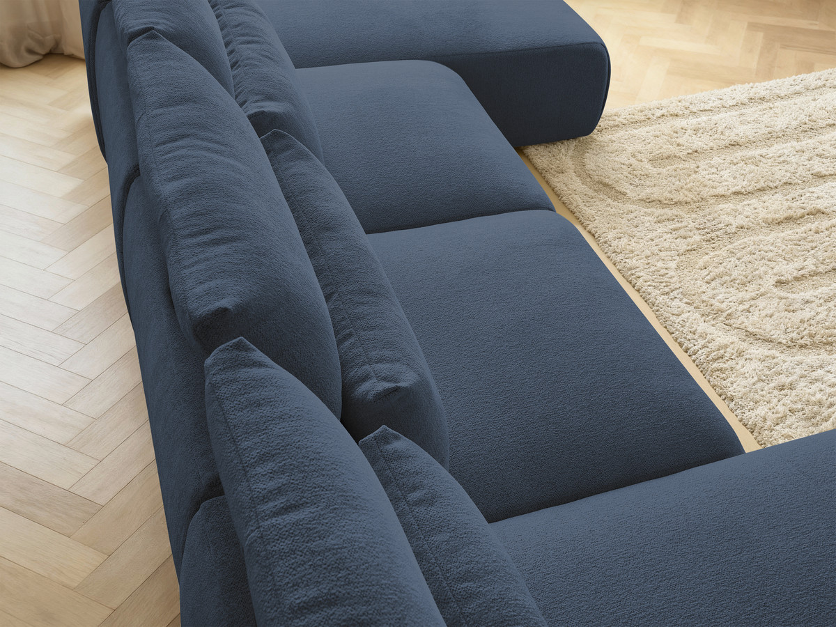 Bobochic Jana Wohnlandschaft Melange-Stoff Blau