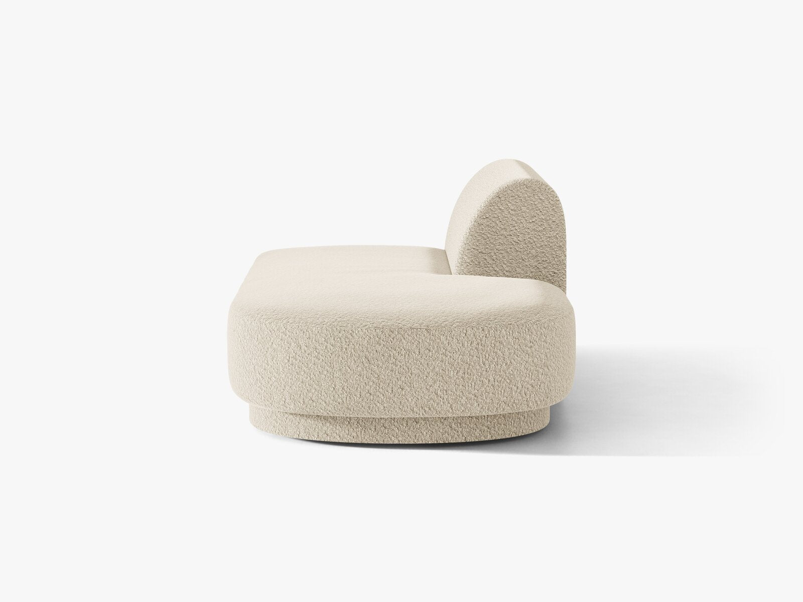 Micadoni 2-Sitzer Sitzmodul offen Miley Rechts Boucle Baloo Beige