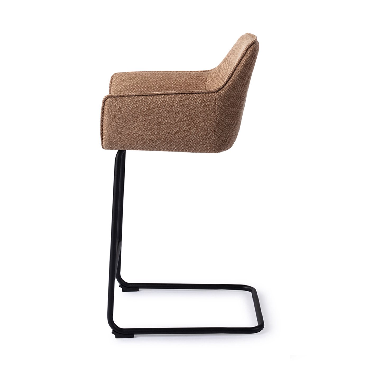 Jesper Home Barhocker Hofu French-Toast Arch Schwarz Barhöhe (75cm)