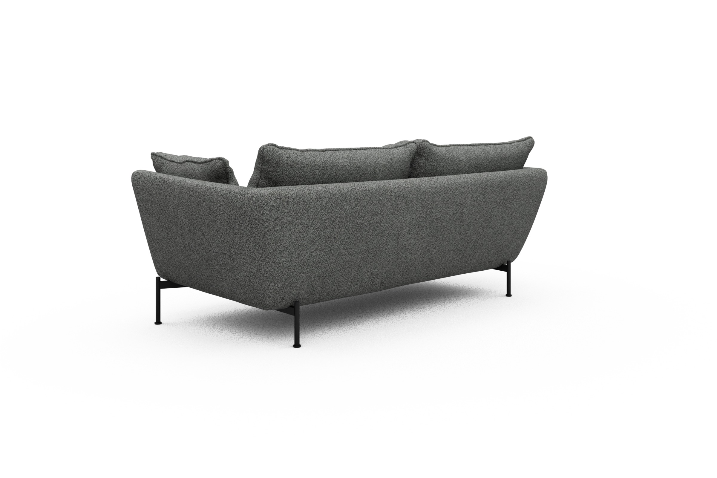 Sofa Anton PREMIUM 2-Sitzer Vanora-Warm-Grey
