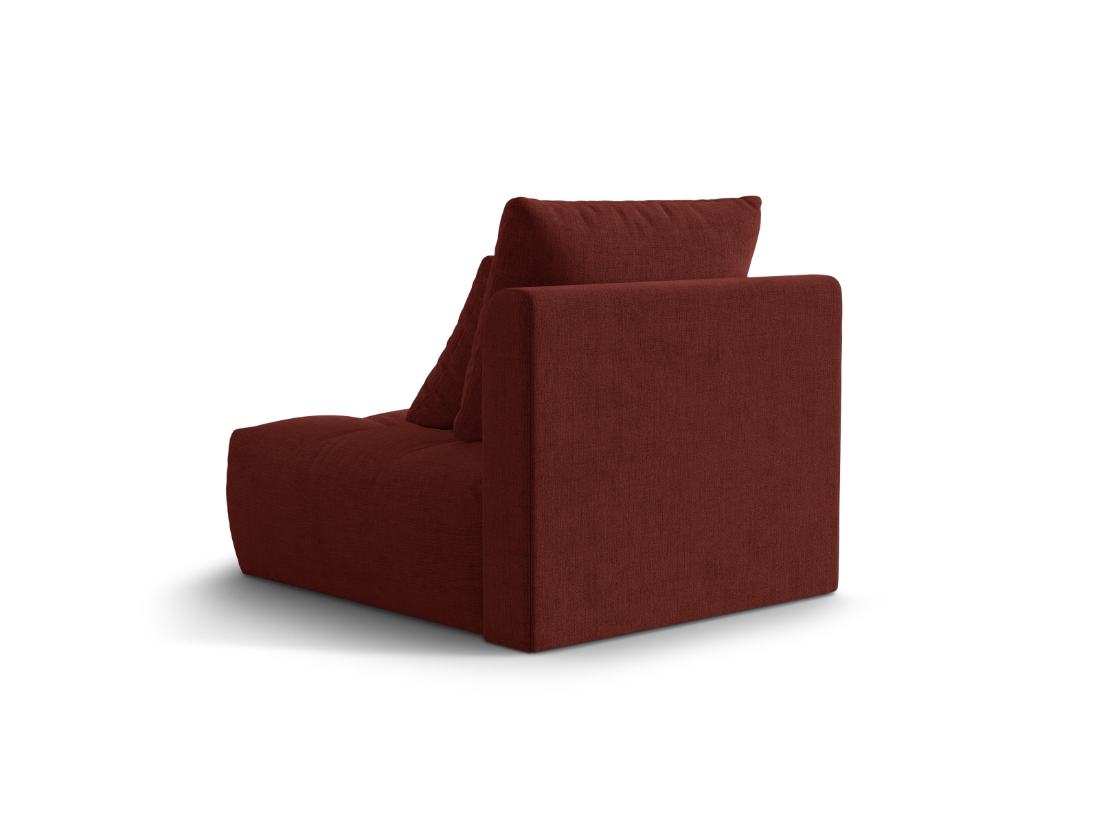 Micadoni Armloses Modul Bloom Strukturierter Stoff City Rot