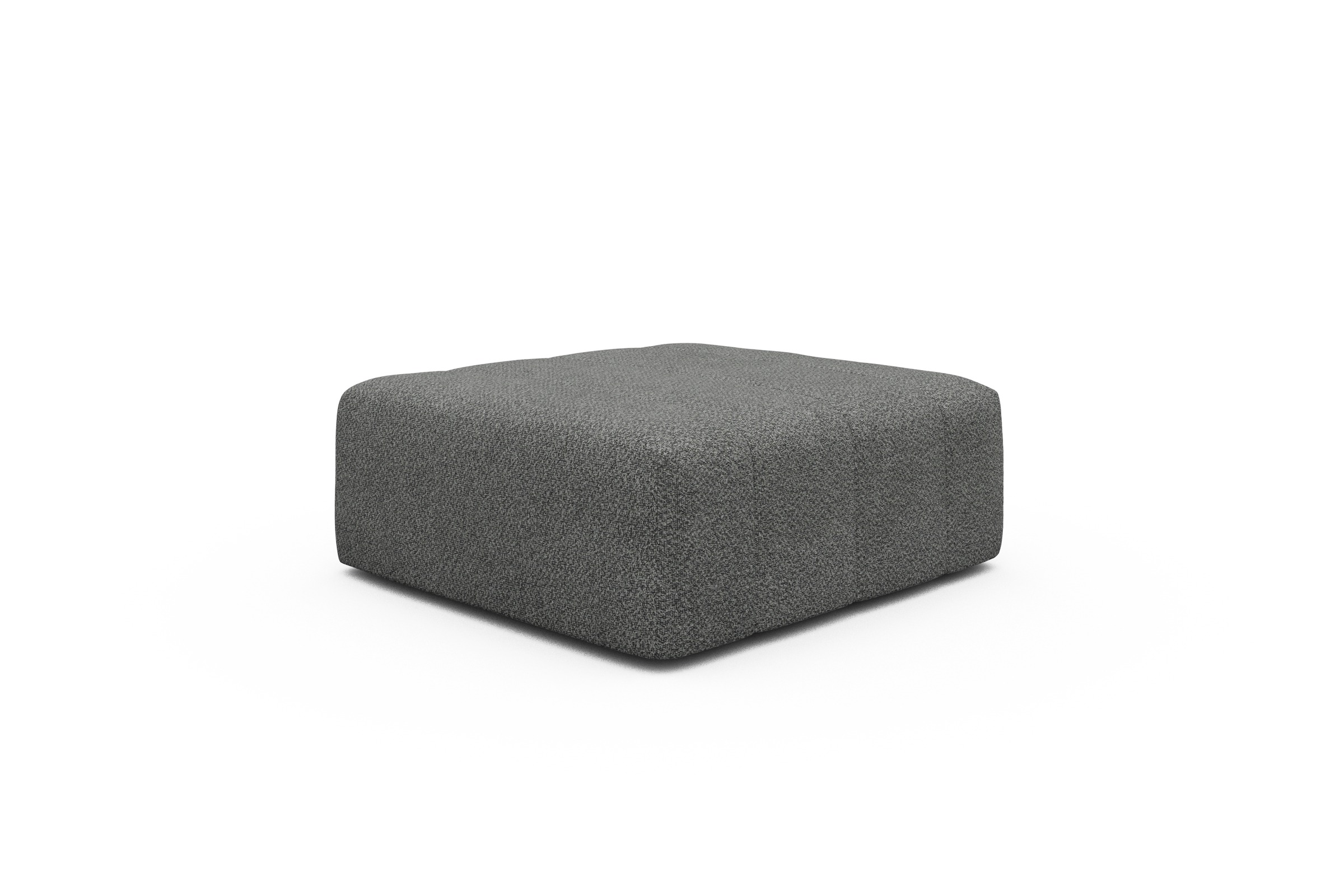 Sitzhocker Hugo Ottomane Vanora-Warm-Grey