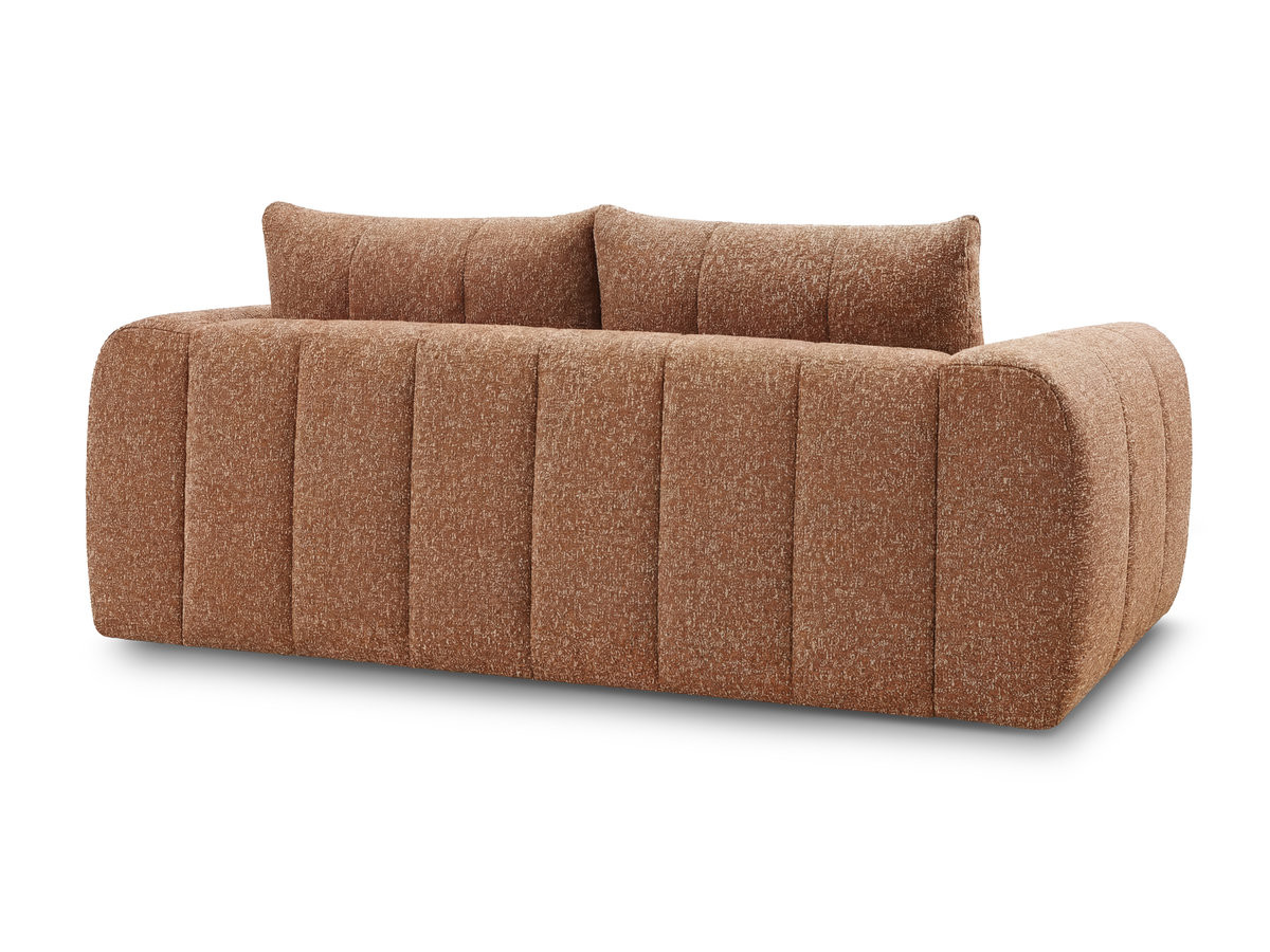 Bobochic Nesty Sofa 3-Sitzer Melange-Stoff Orange