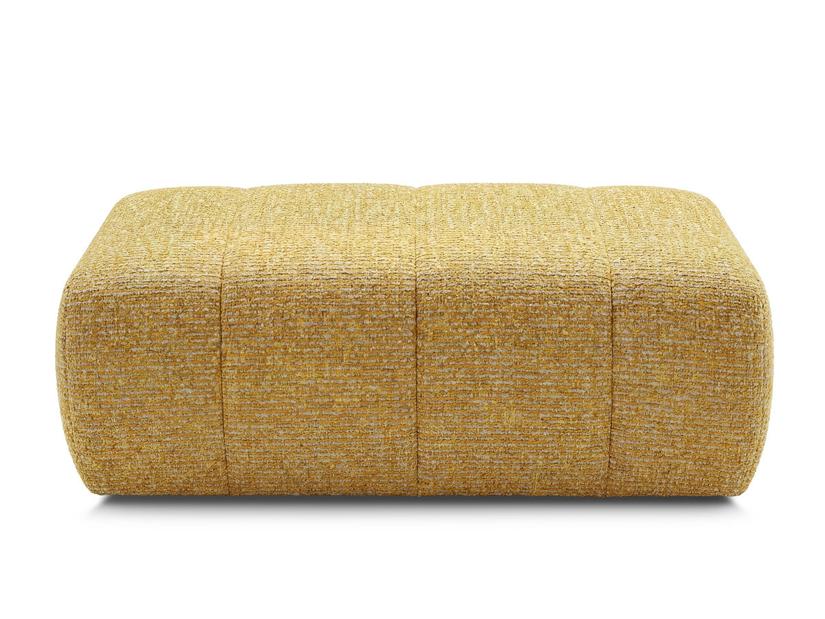 Bobochic Nesty Pouf Melange-Stoff Gelb