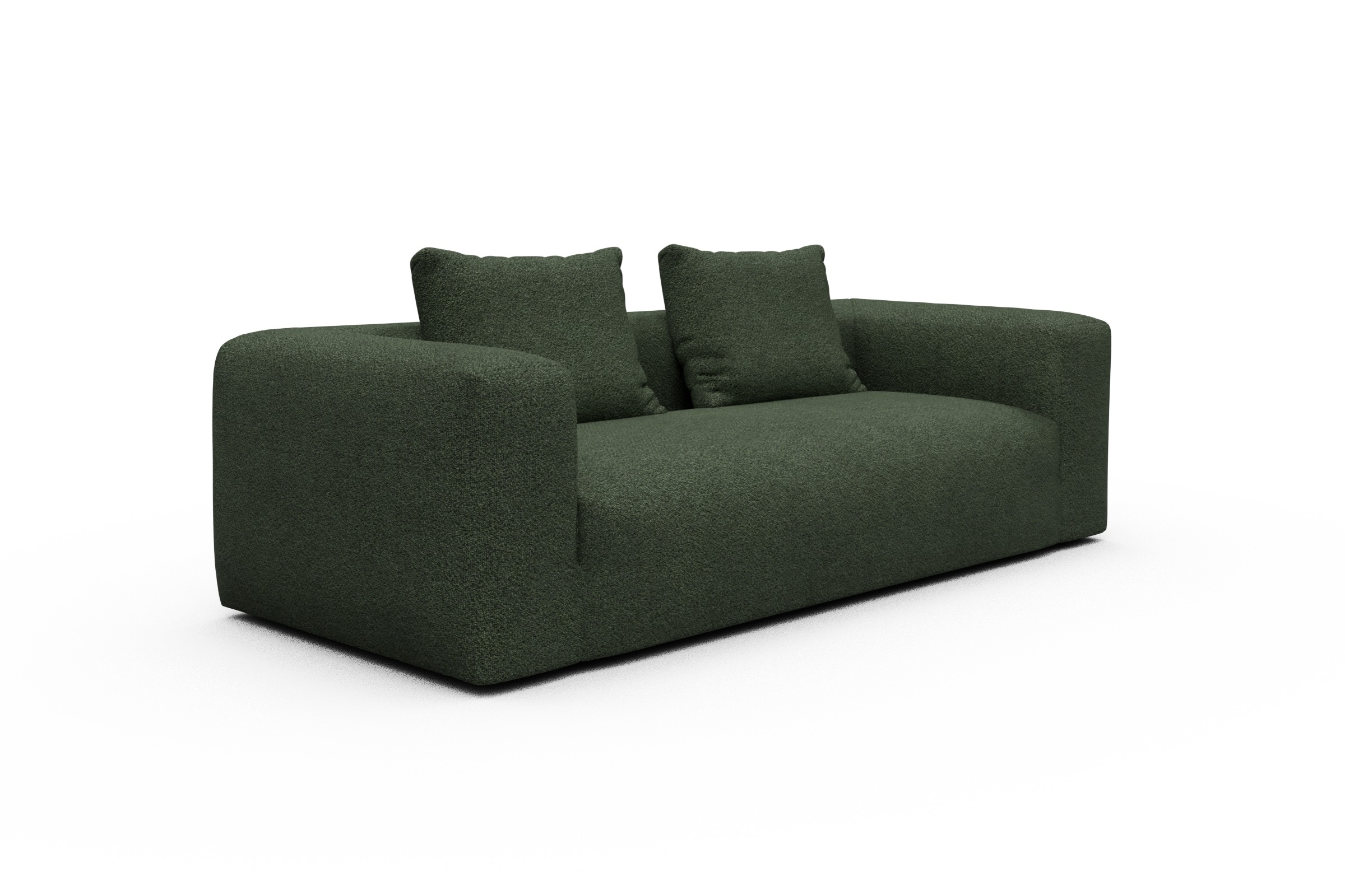 Sofa Fred 3-Sitzer Vanora-Deep-Green