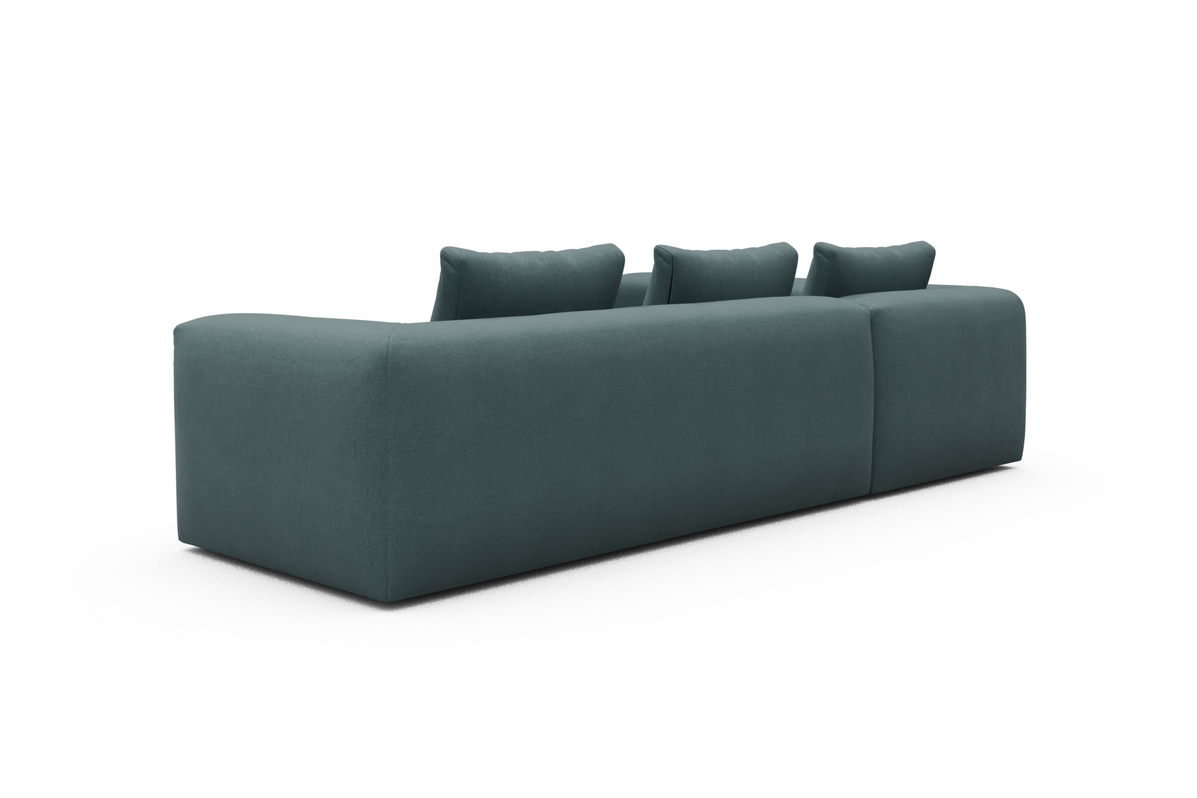 Ecksofa Fred 2x 2,5-Sitzer links offen Satya-Niagara