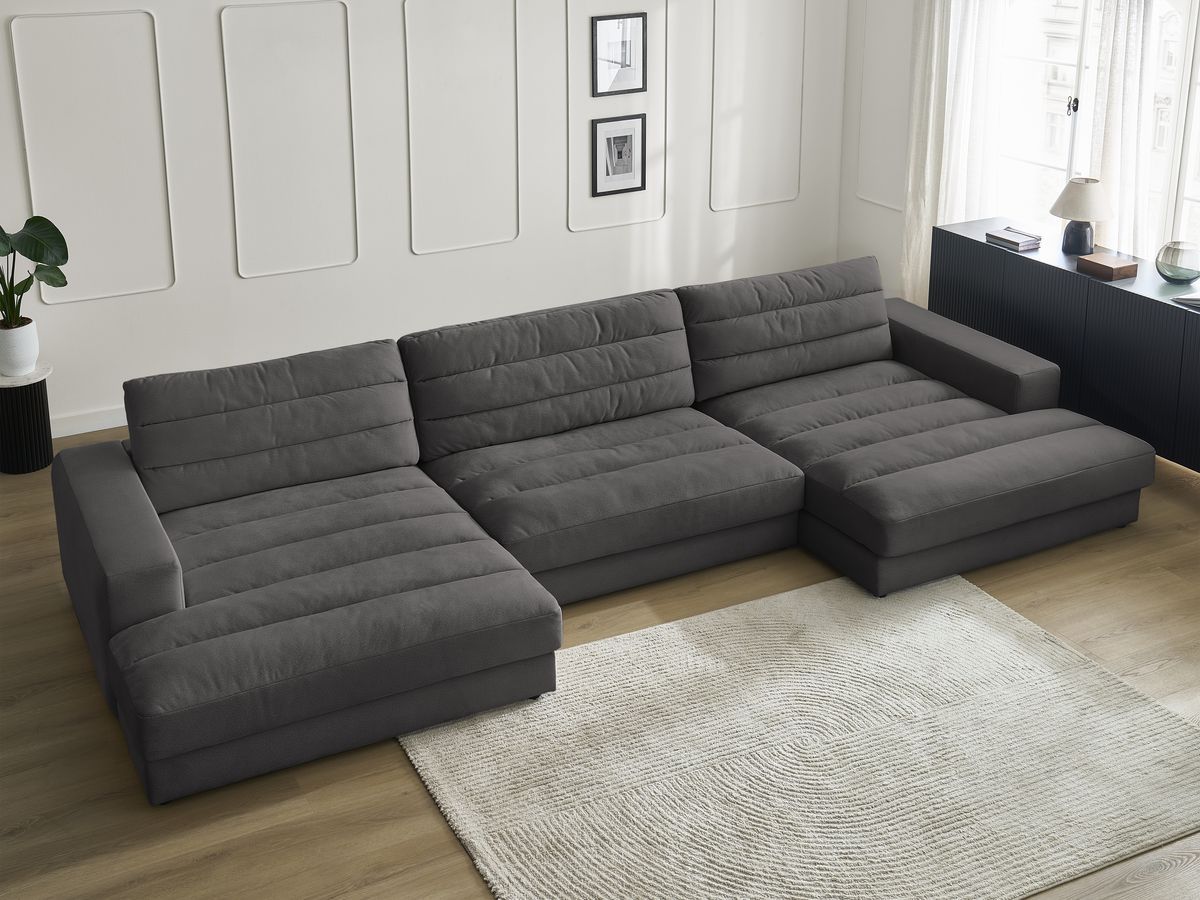 Bobochic Sierra Wohnlandschaft Samt Schwarz