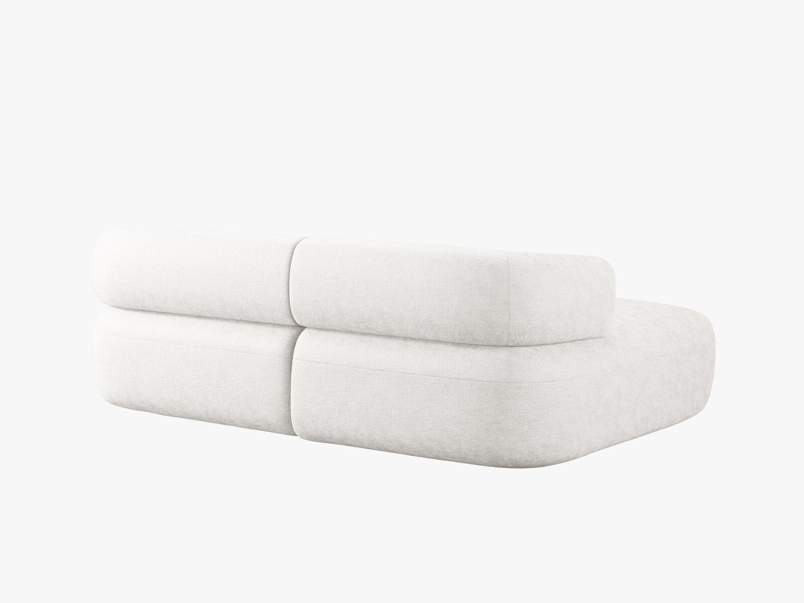 Micadoni 5-Sitzer Ecksofa Jenny Kleine Version Links Chenille Perfect Harmony Helles Beige