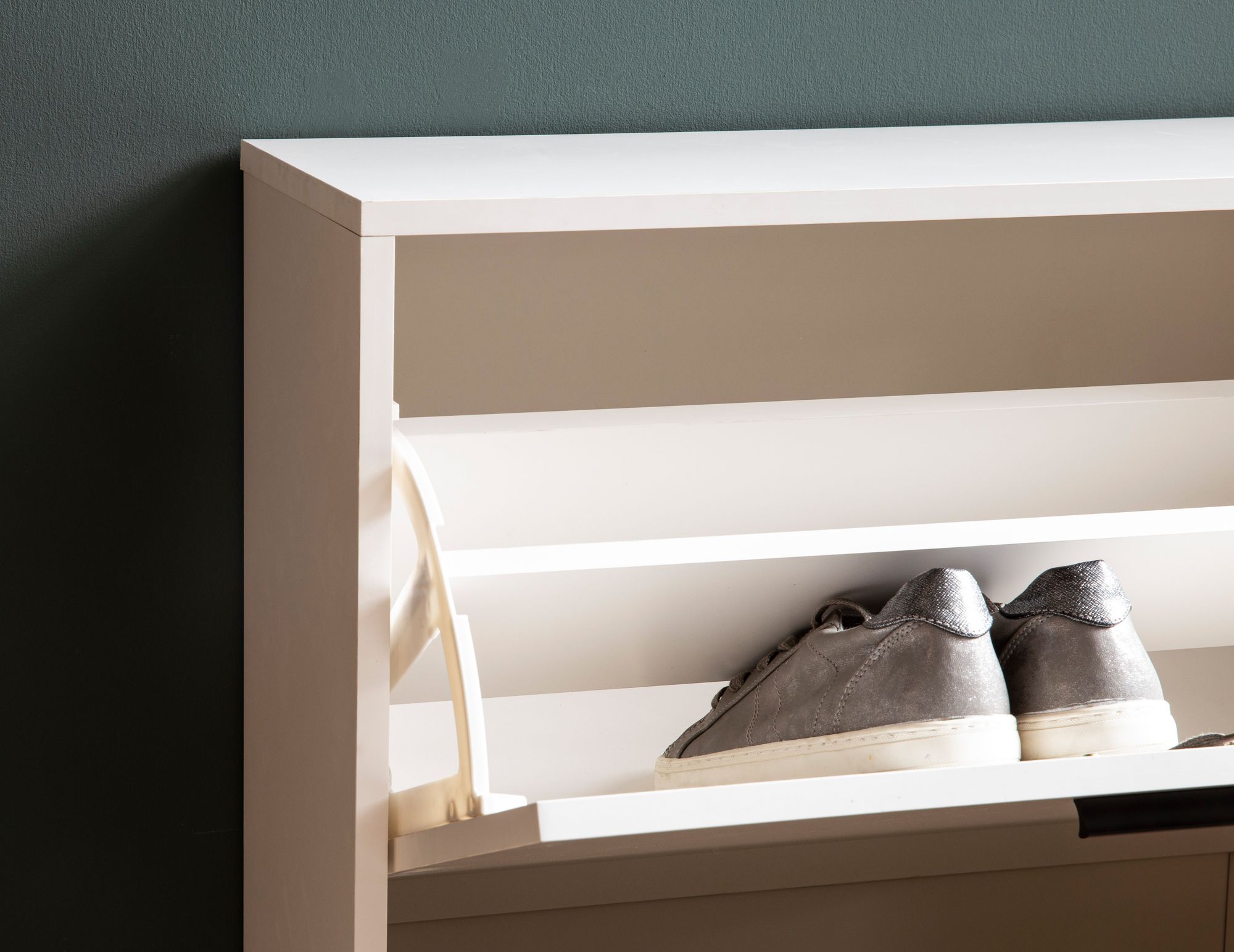 Schuhschrank Eidsfoss Weiß 90 × 24 × 120 cm