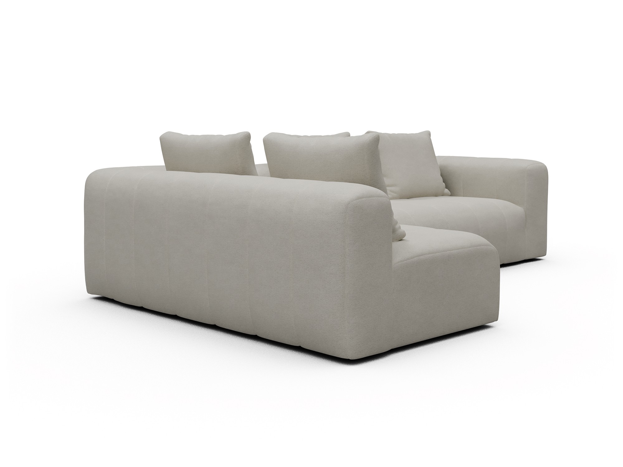 Hugo 2x 2,5-Sitzer Armlehne rechts Denari-Clean-Beige moebelfaktor
