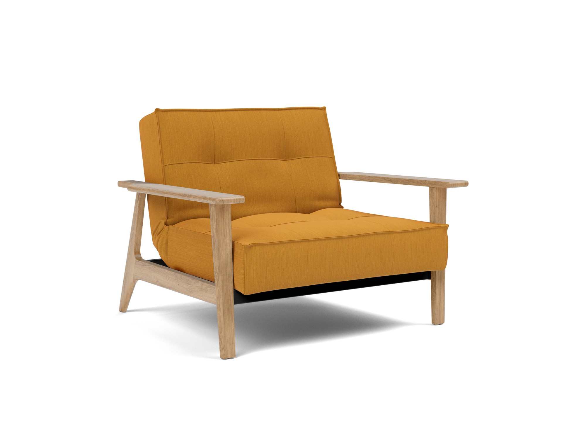 Sessel Splitback Frej Flachgewebe Elegance 507-Burned-Curry