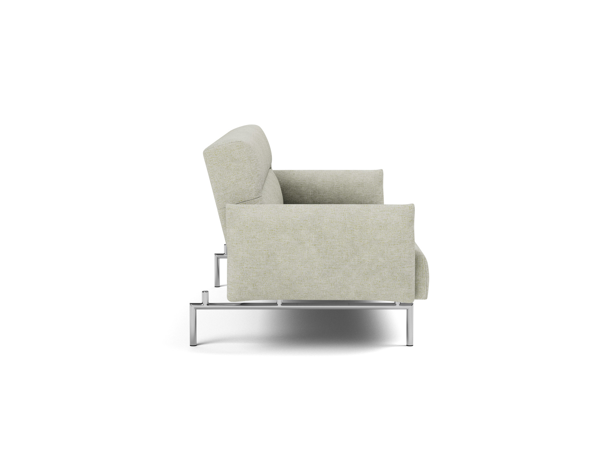 Schlafsofa Jillis mit Armlehnen Flachgewebe Avella 280-Sand