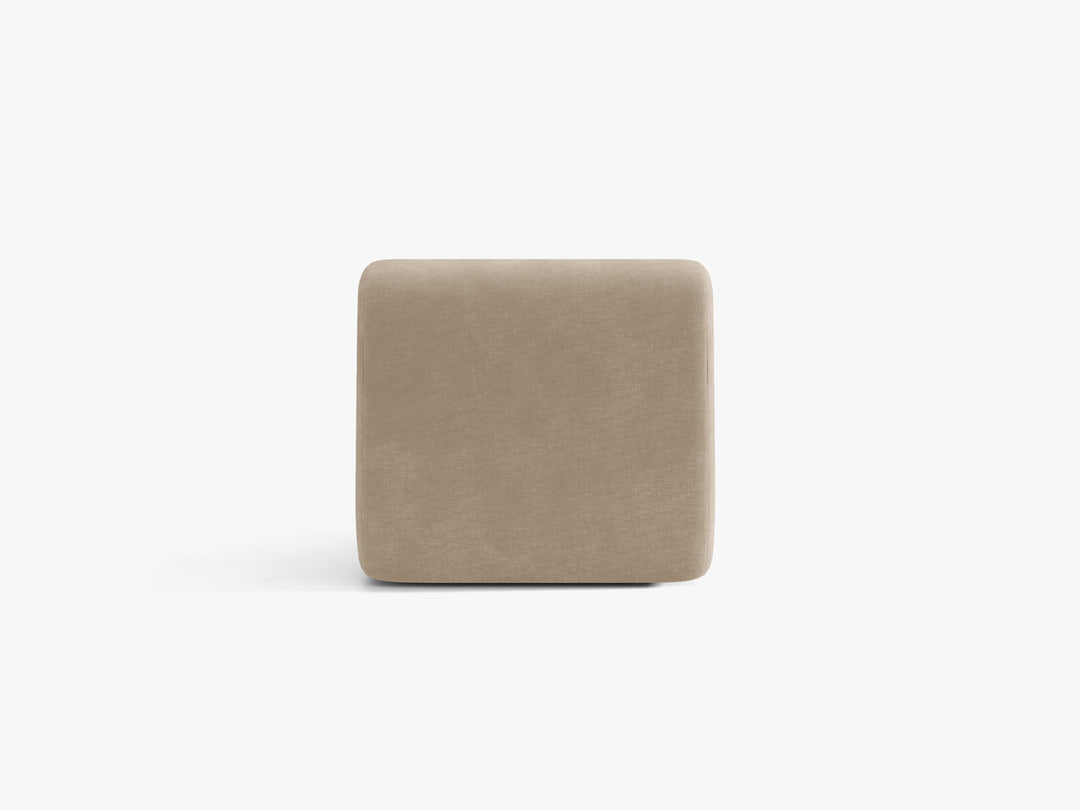 Micadoni Neo Sofamodul armlos Chenille Golden Dunkelbeige