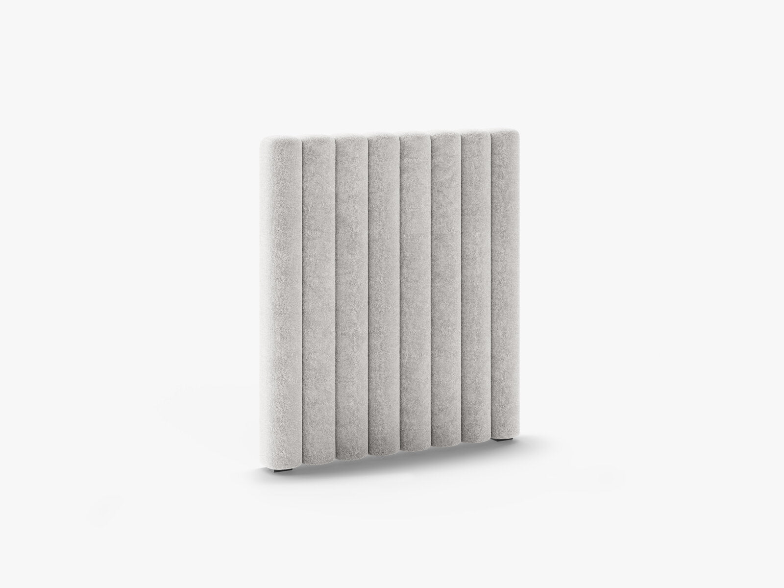 Micadoni Mistero Samtiger Kopfteil 80 cm Chenille Perfect Harmony Hellgrau 80x95