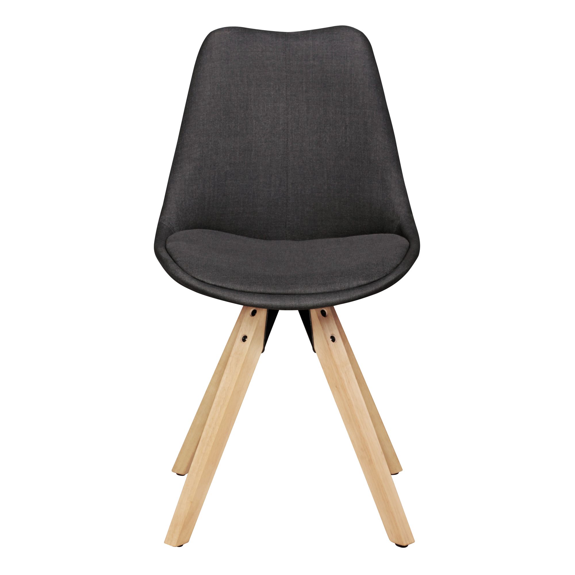Polsterstuhl Arna Metall Schwarz 49 × 52 × 87 cm