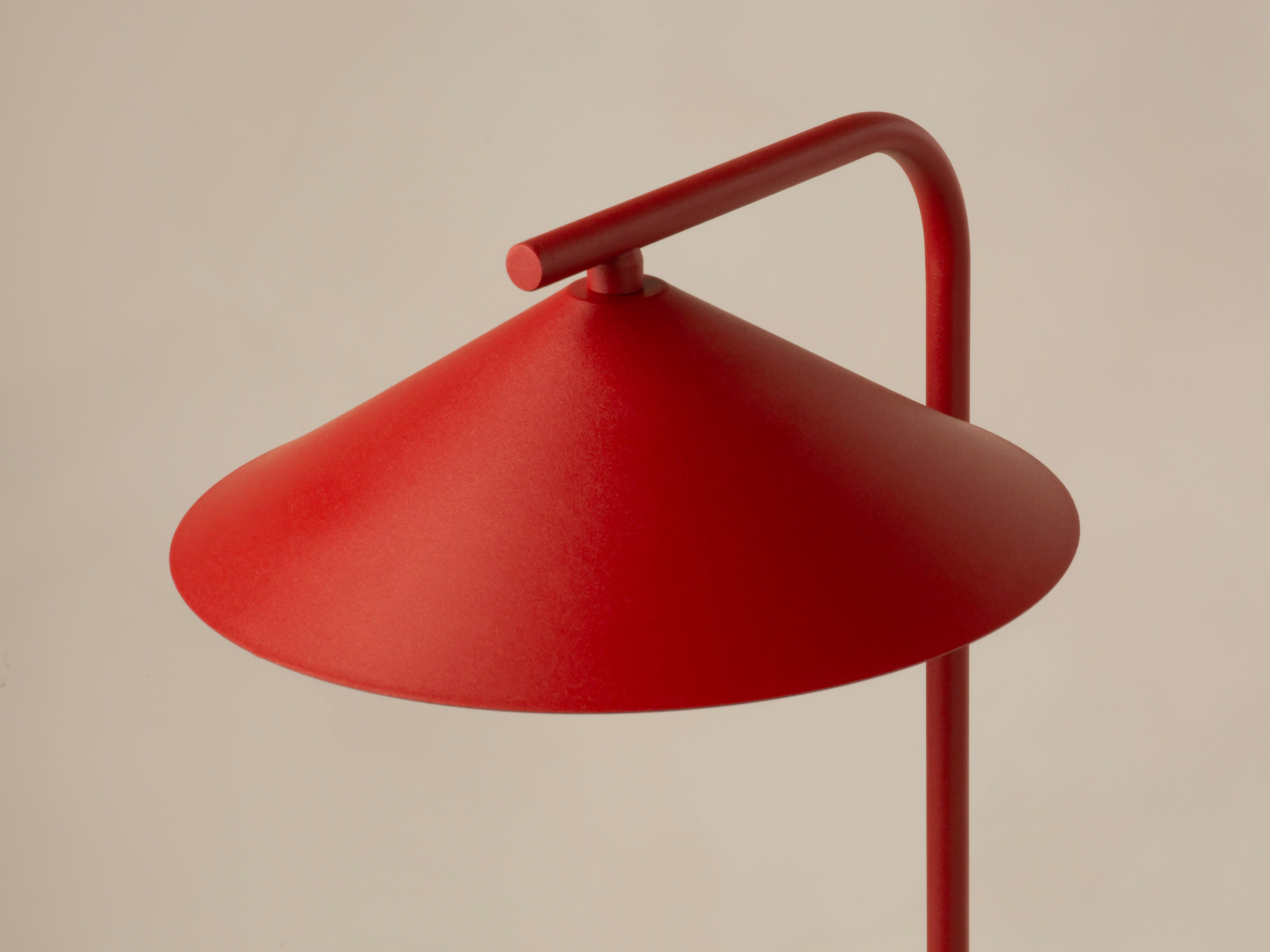 Micadoni Nocte Stehlampe Burgundfarben