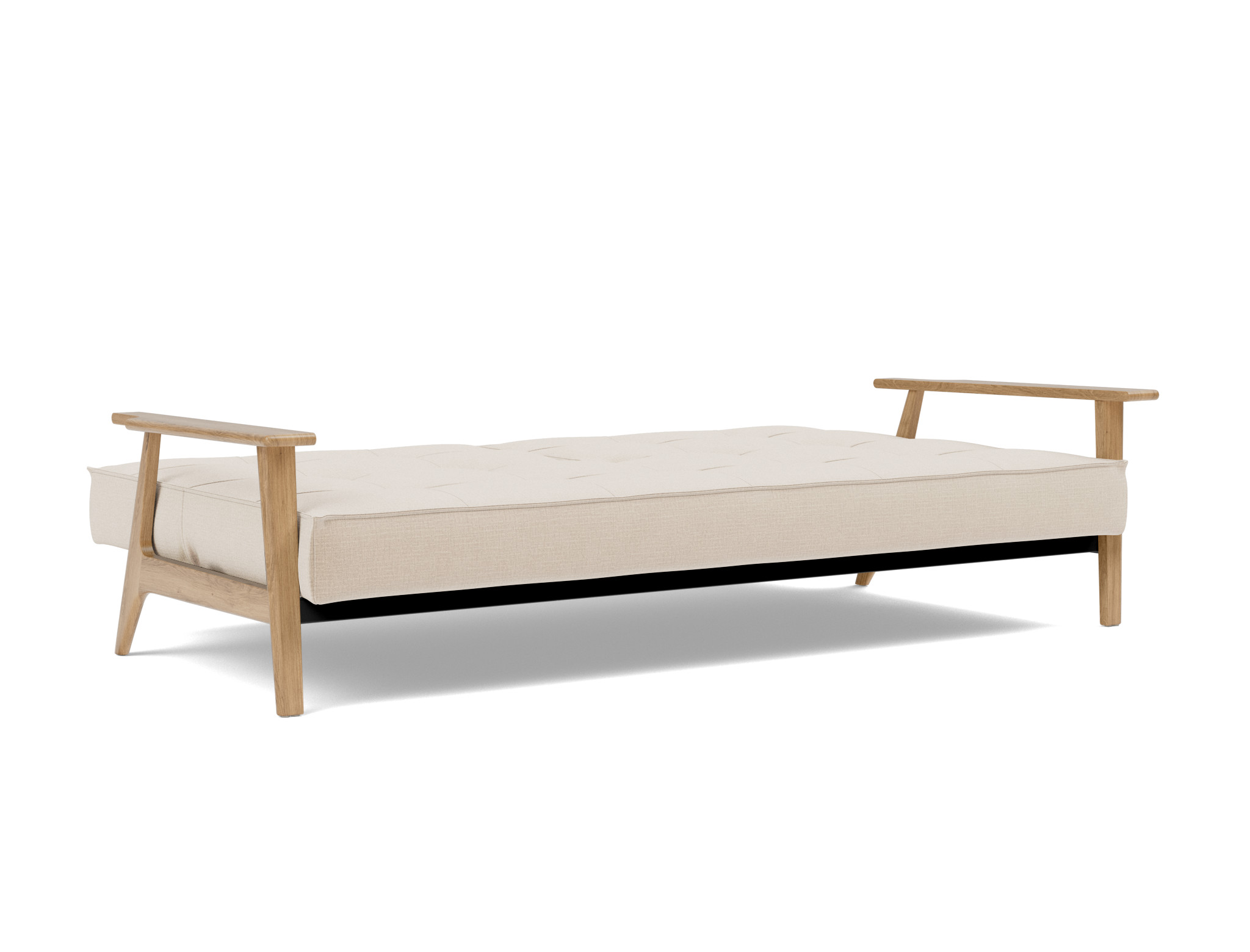 Schlafsofa Splitback Frej Chenille Esina 410-Almond-Beige