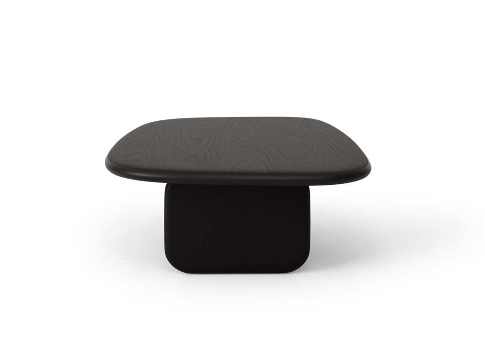 Cosmopolitan Design Couchtisch Sora 110 x 80 cm Schwarze Eiche