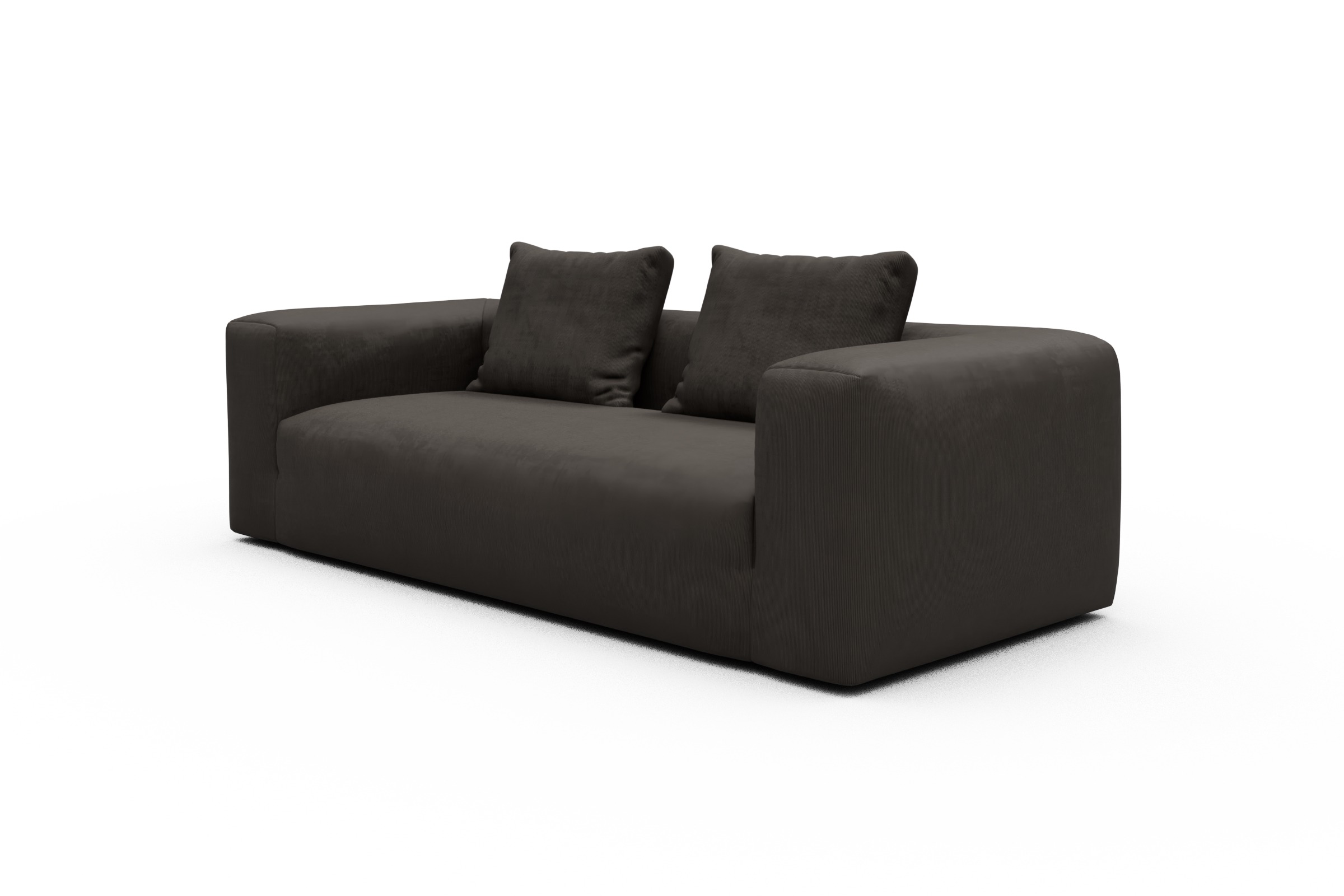 Sofa Fred 3-Sitzer Cordufine-Taupe