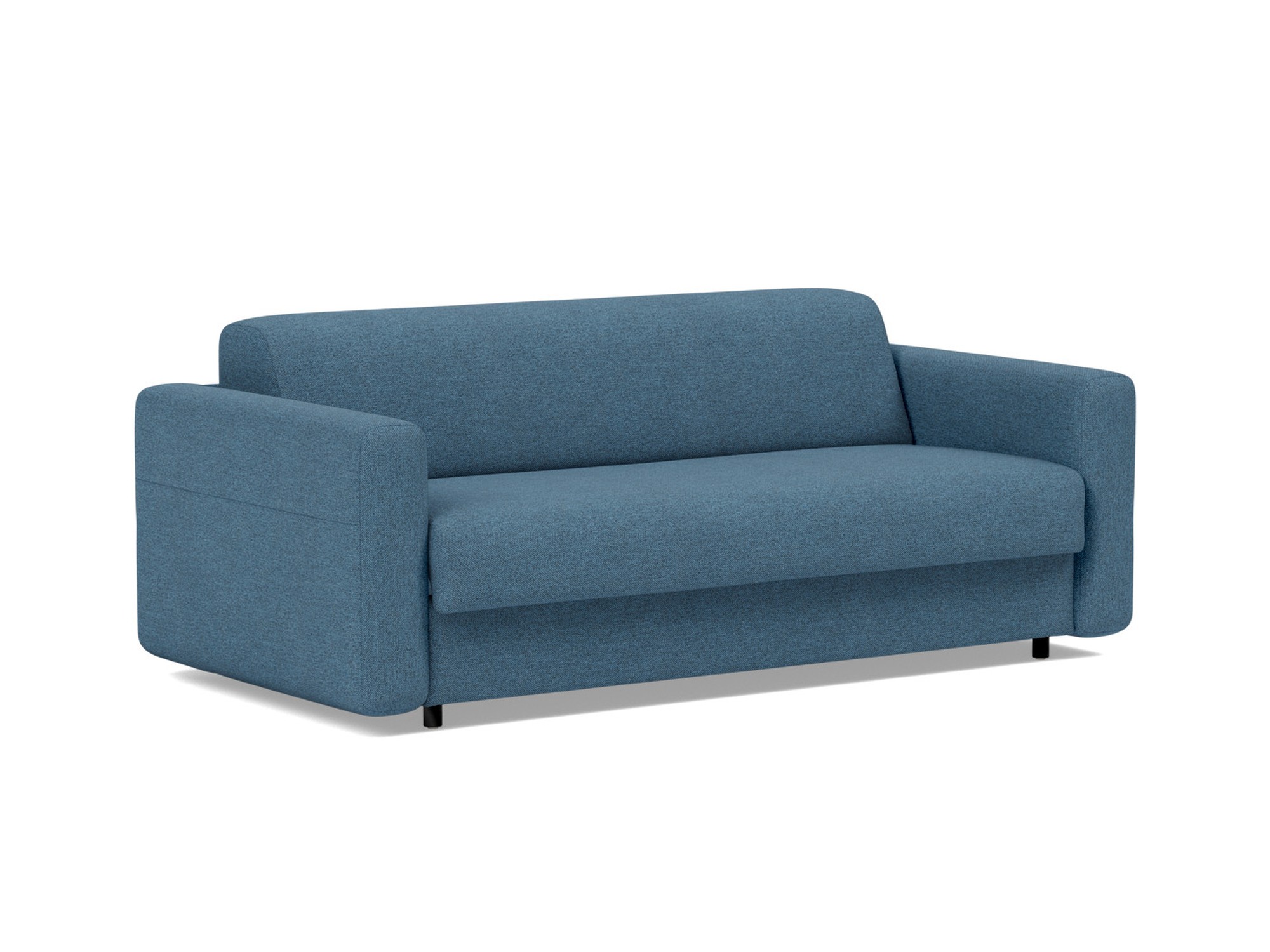 Schlafsofa Killian mit Taschenfederkernmatratze 140 Strukturierter Stoff Weda 302-Weda-Blue