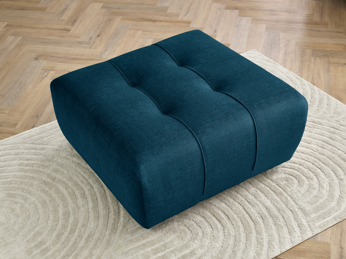 Bobochic Arsene Pouf Samt Blau