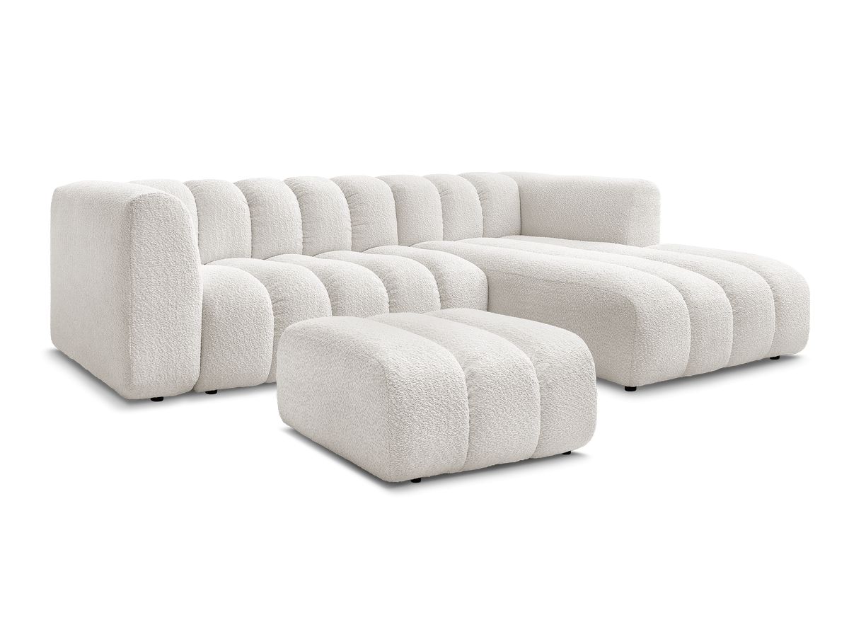 Bobochic Talia Ecksofa mit Pouf