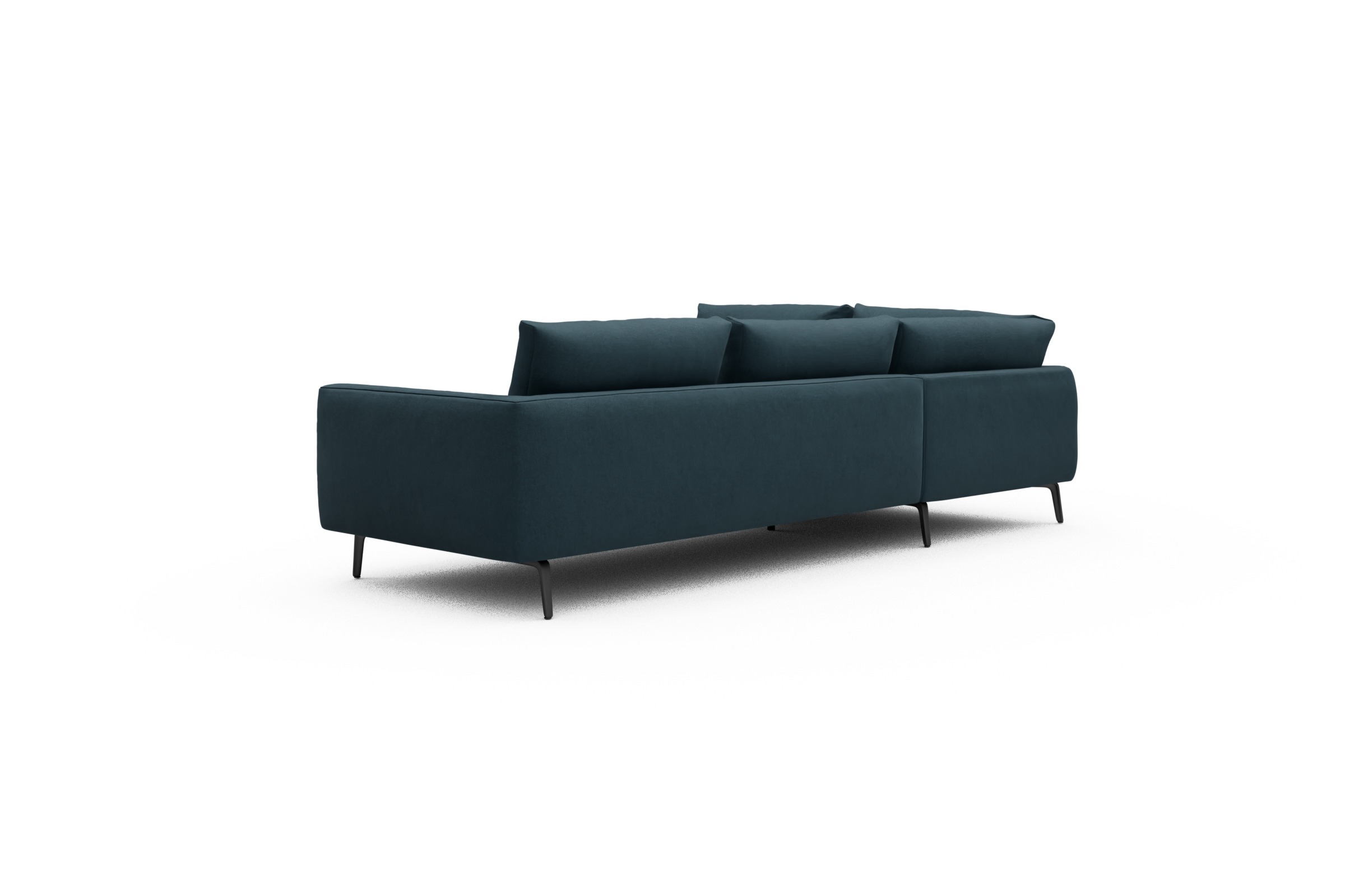 Ecksofa Karl Relax-Ecke links mit 2,5-Sitzer Satya-Indigo