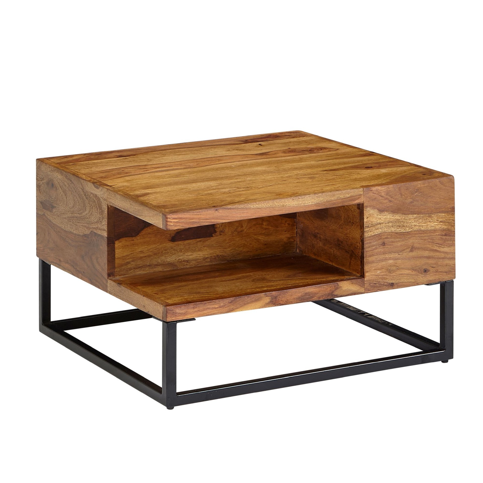 Couchtisch Myvatn Sheesham Massivholz 60 × 60 × 34,5 cm