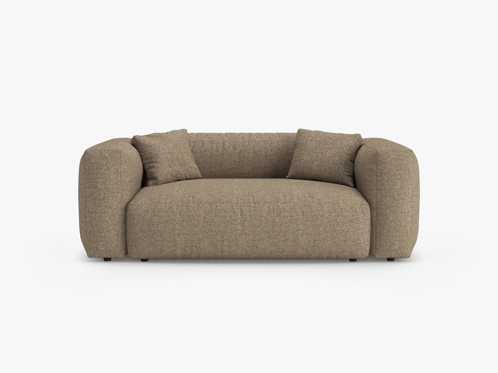 Micadoni Martina Sofa 2-Sitzer Boucle Monet Cappuccino