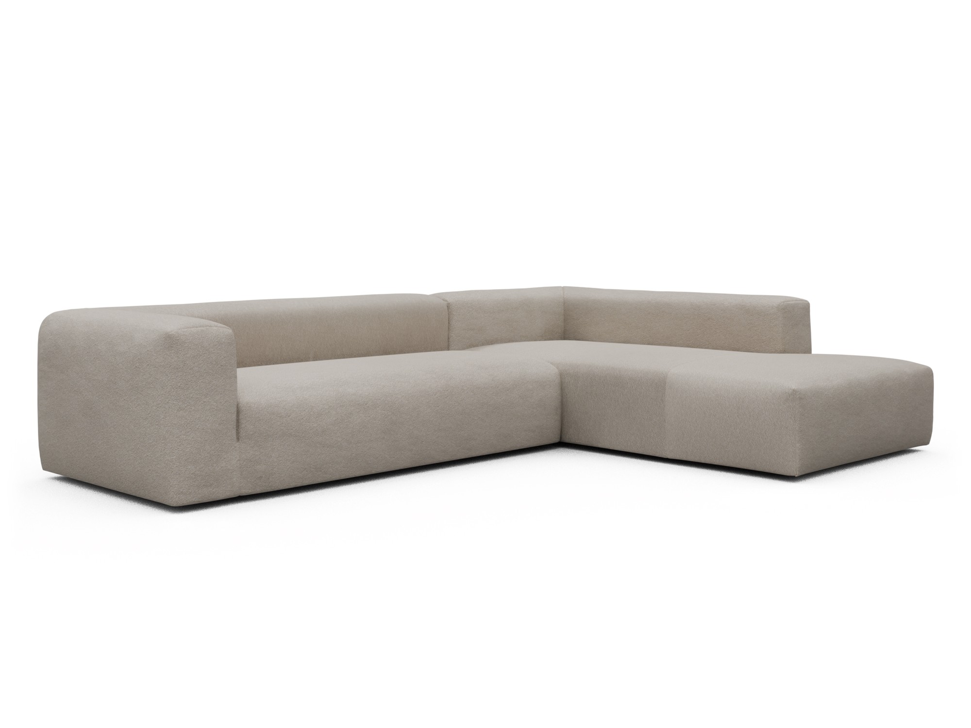 Skandi Home Ecksofa Fred Relax-Ecke rechts mit 2,5-Sitzer Aivi-Lace-Beige moebelfaktor