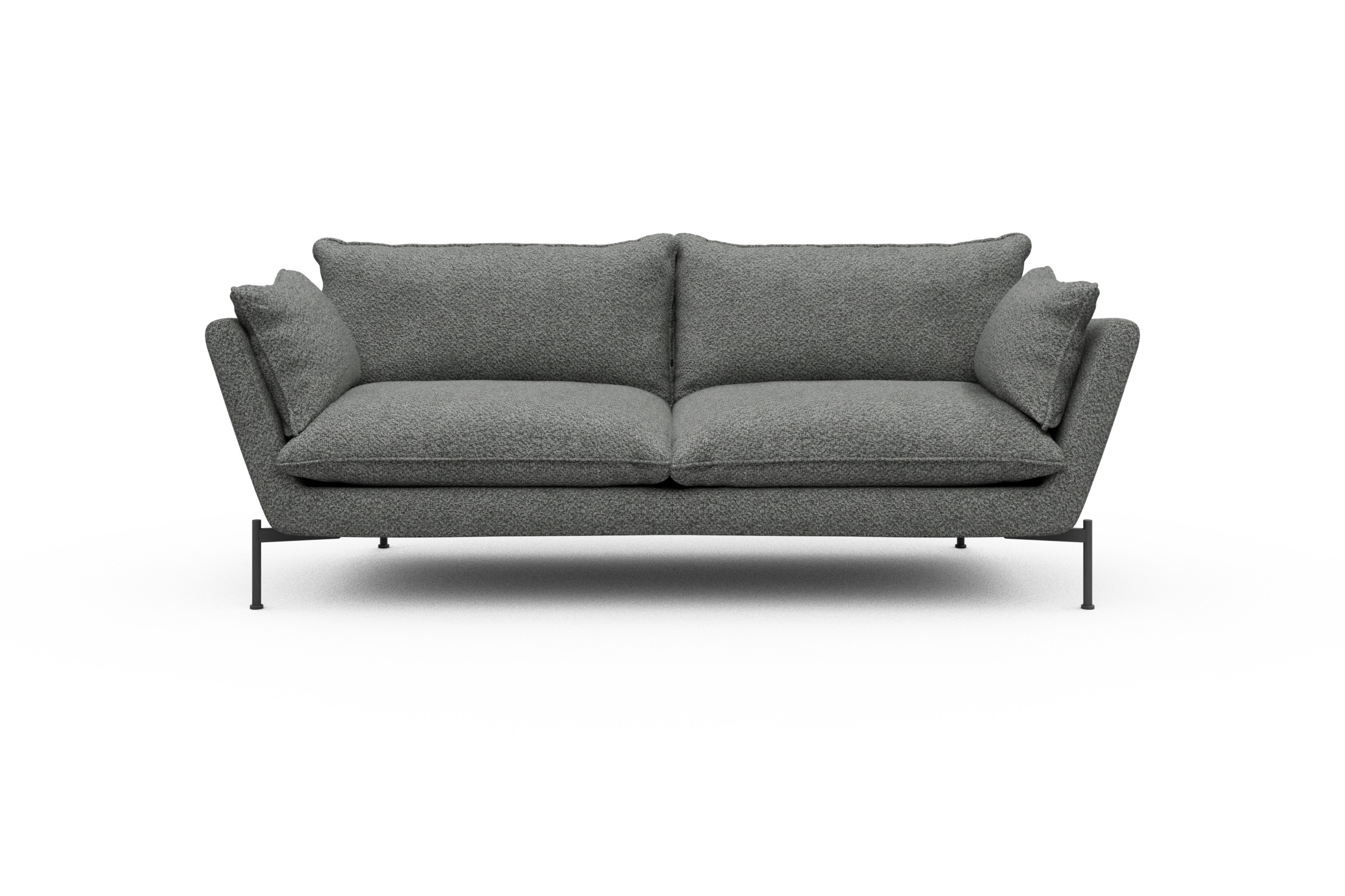 Skandi Home Sofa Anton PREMIUM 3-Sitzer Vanora-Warm-Grey moebelfaktor