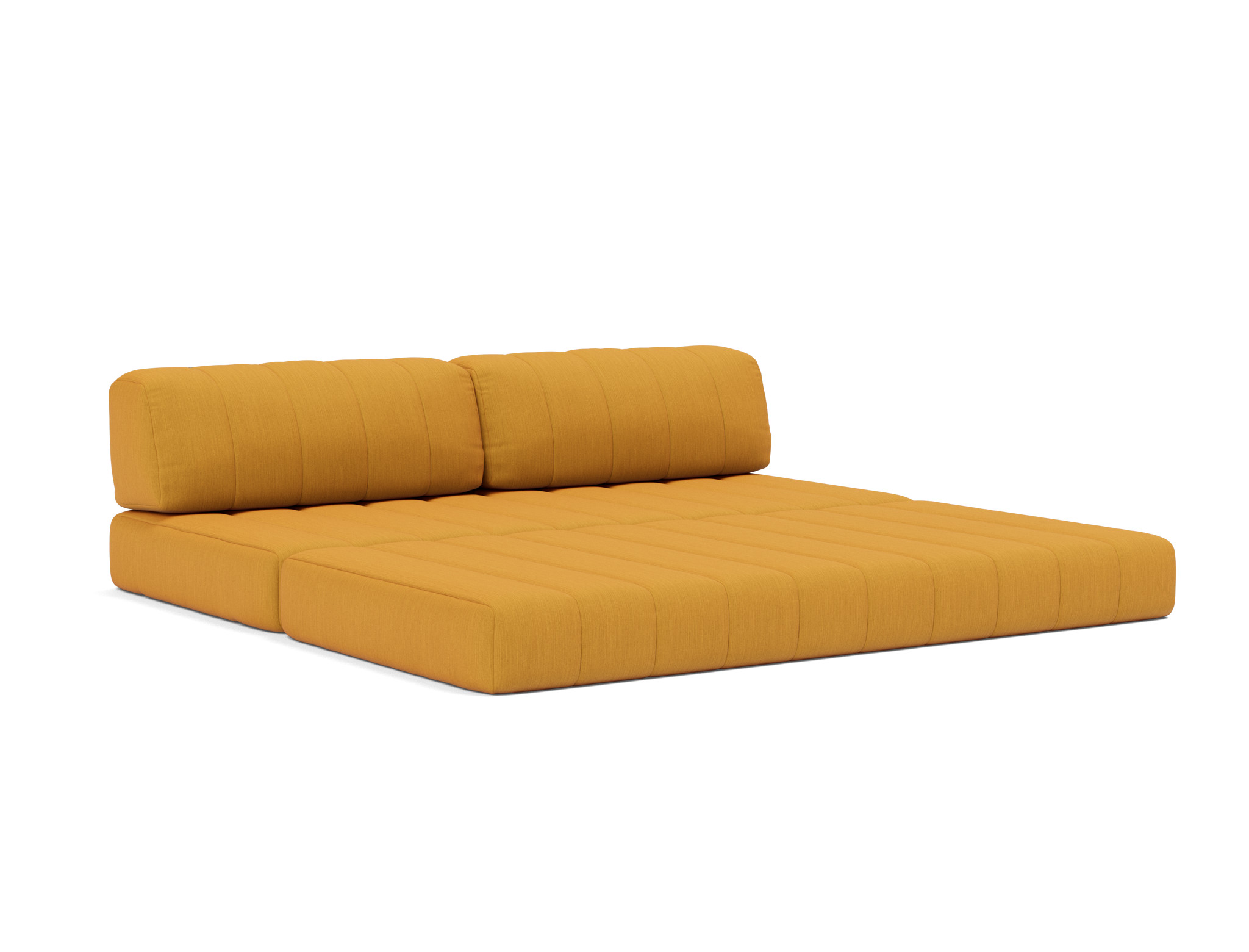 Schlafsofa CozyPad Flachgewebe Elegance 507-Burned-Curry