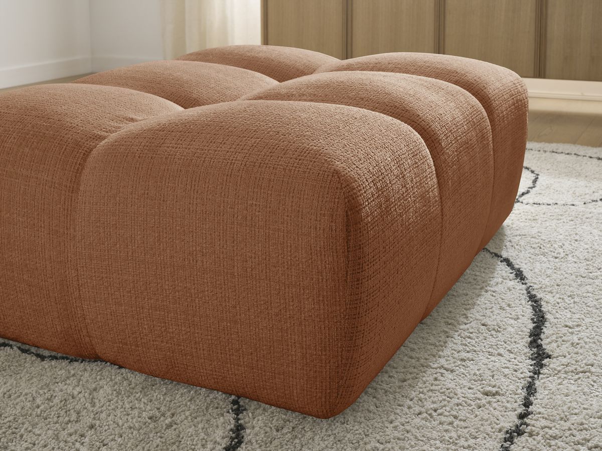 Bobochic Anakin Pouf Strukturstoff Orange