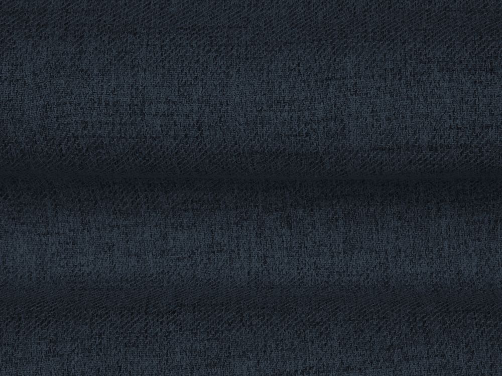 Cosmopolitan Design Sofa Bali 4-Sitzer Strukturierter Stoff Neve Blau Beine Schwarzes Metall