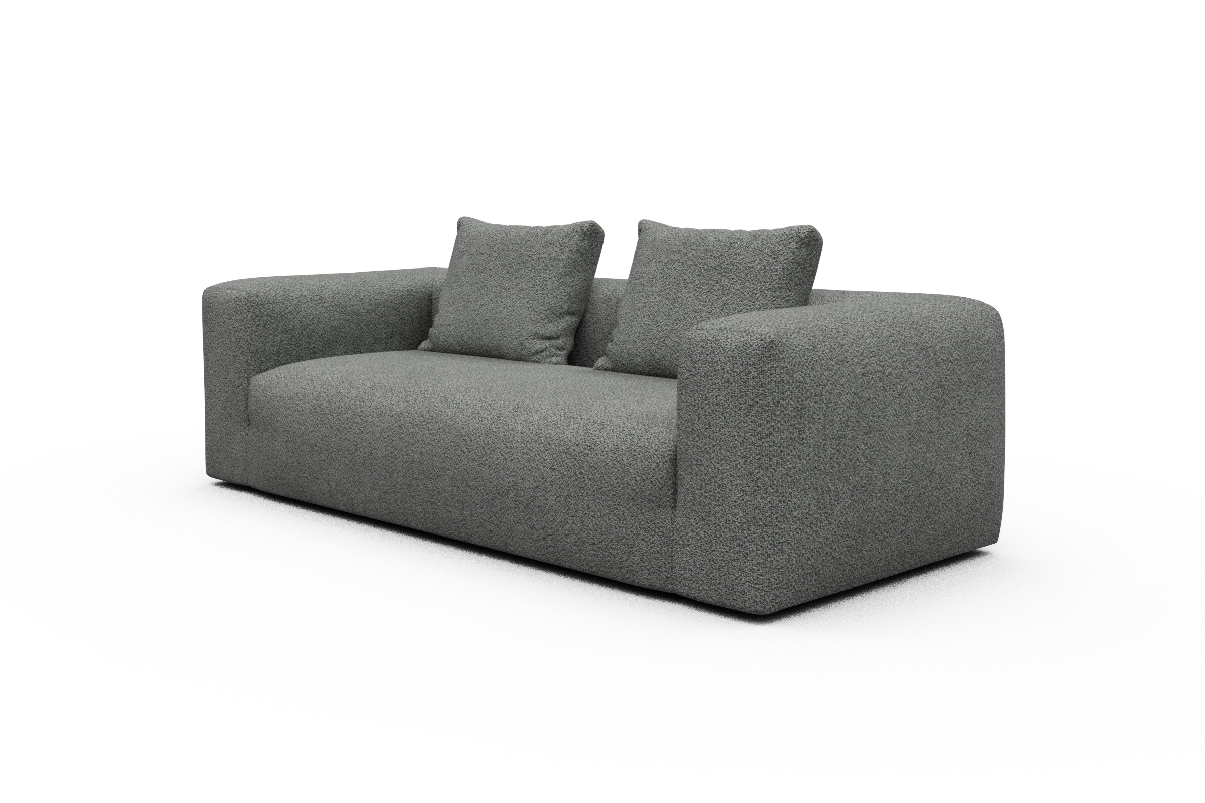 Sofa Fred 3-Sitzer Vanora-Warm-Grey