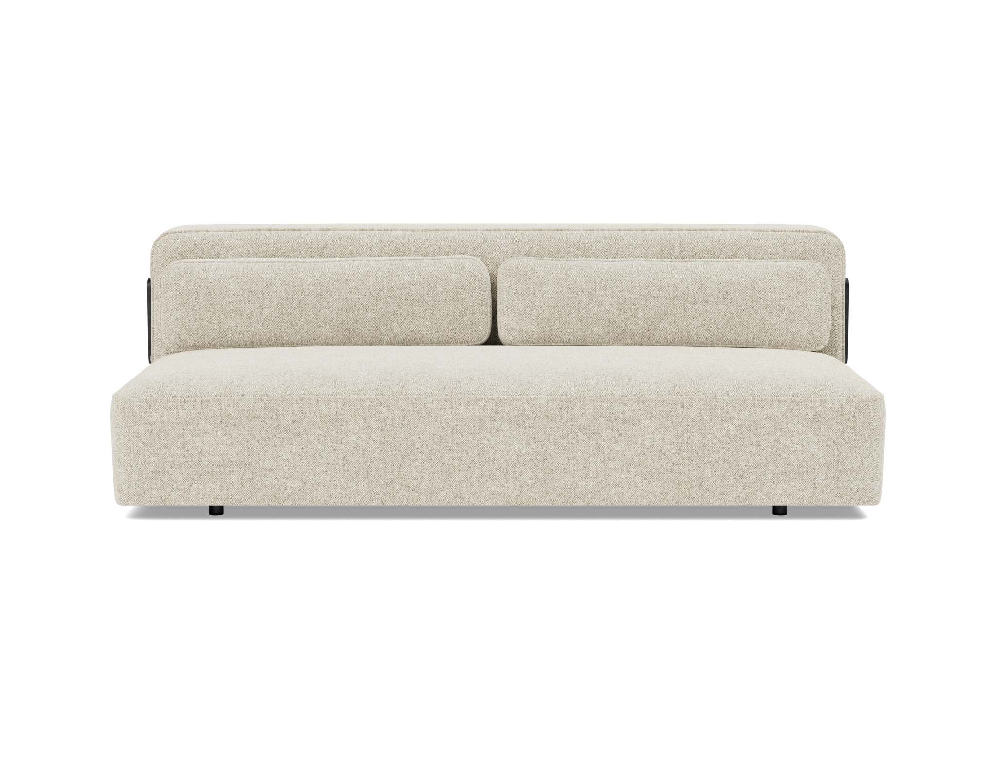 Schlafsofa Yonata Strukturierter Stoff Taura 357-Off-White