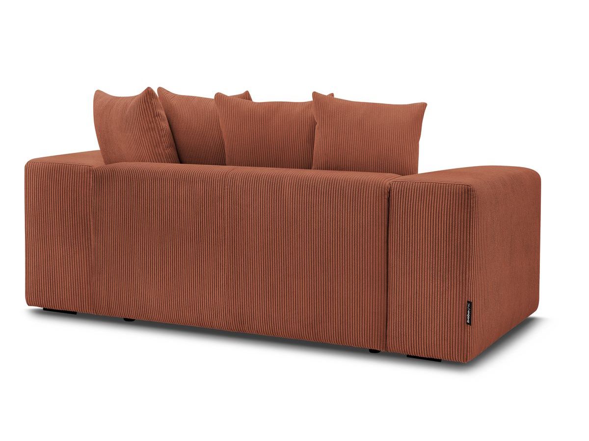 Bobochic Voltaire Sofa 2-Sitzer Cordsamt Orange