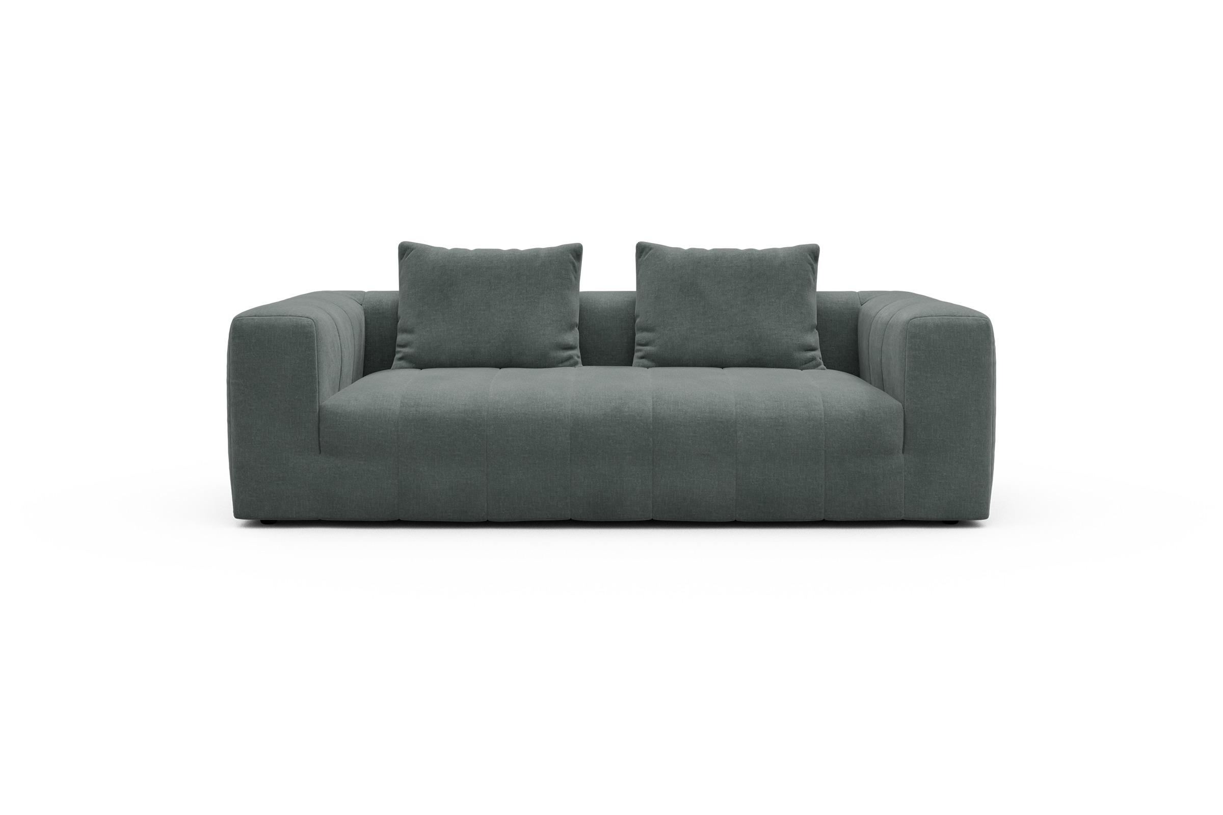 Hugo 3-Sitzer Smooth-Silver-Grey moebelfaktor