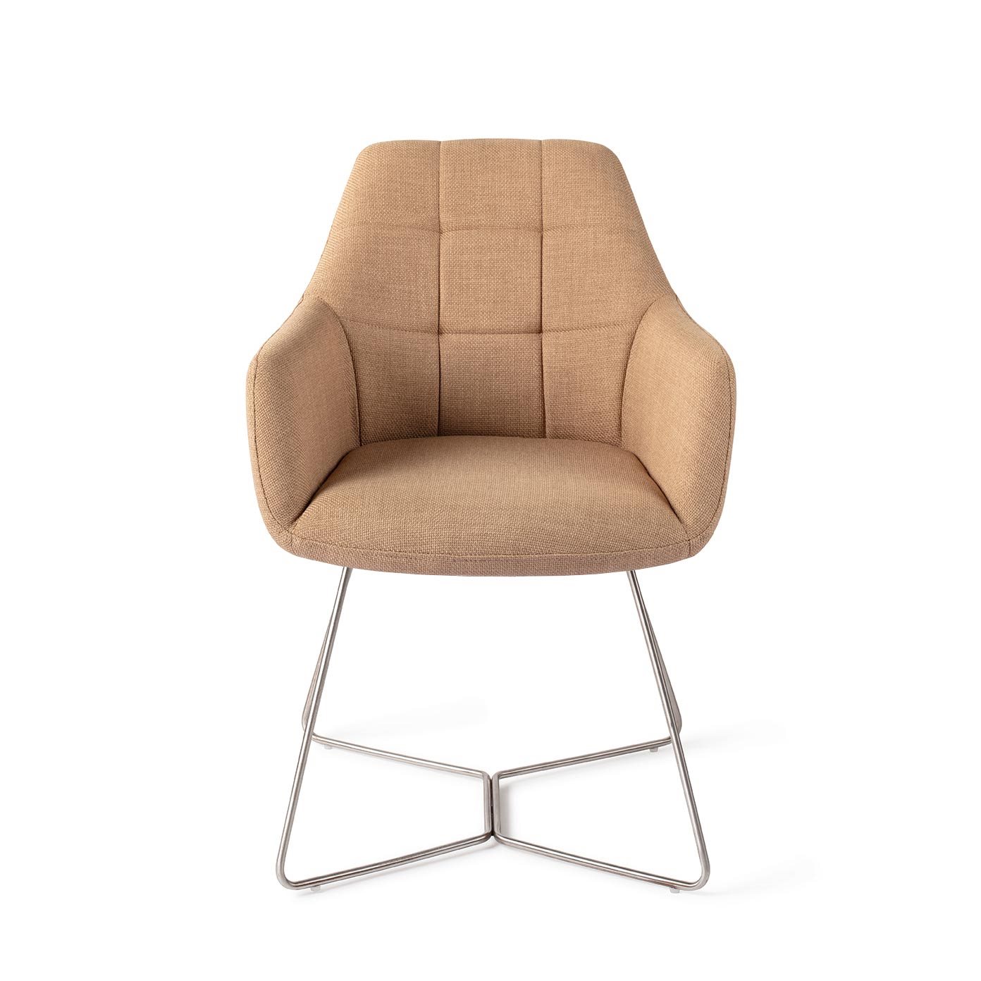 Jesper Home Esszimmerstuhl Noto Toasted-Toffee Beehive Stahl moebelfaktor