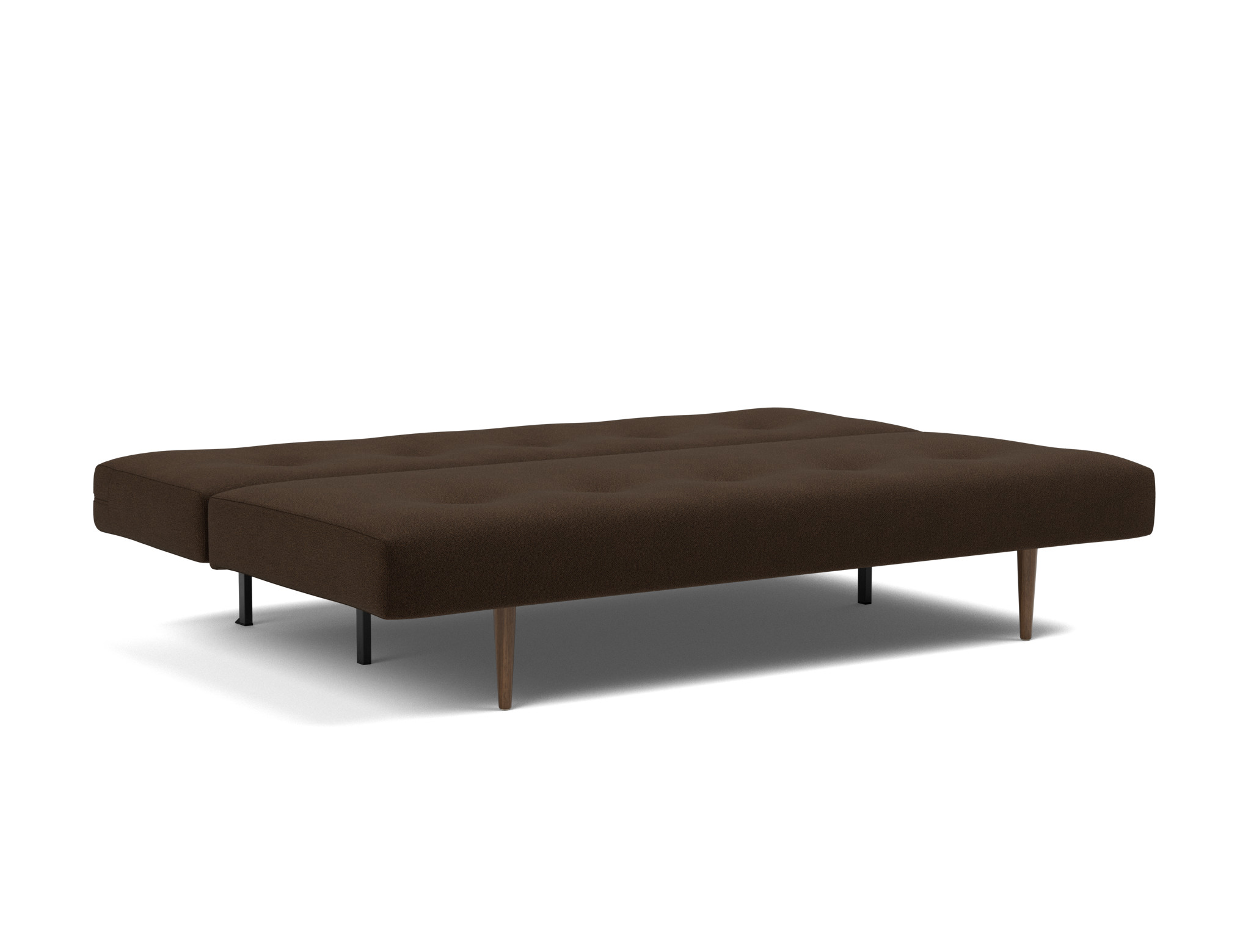 Schlafsofa Recast Strukturierter Stoff Taura 358-Chocco
