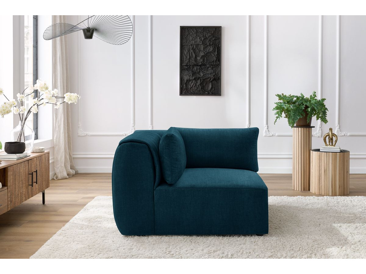 Bobochic Jeanne Eckmodul Samt Dunkelblau