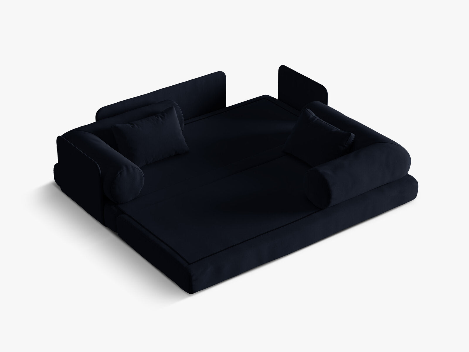 Micadoni Sofa Dreamy 3-Sitzer mit Schlaffunktion Samt Salvador Königsblau
