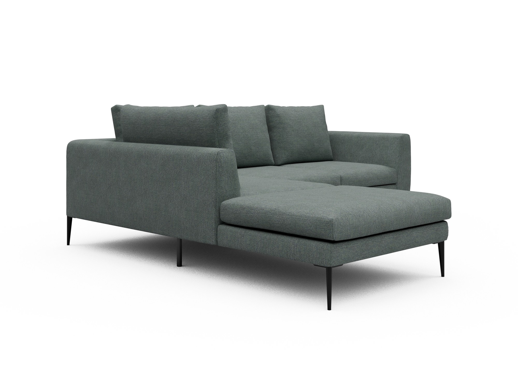 Skandi Home Ecksofa Paul Relax-Ecke links mit 2-Sitzer Carreno-Ice-Blue moebelfaktor