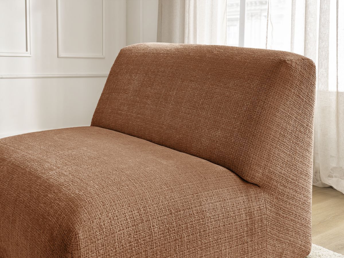 Bobochic Sirius Sofamodul 1-Sitzer Strukturstoff Orange