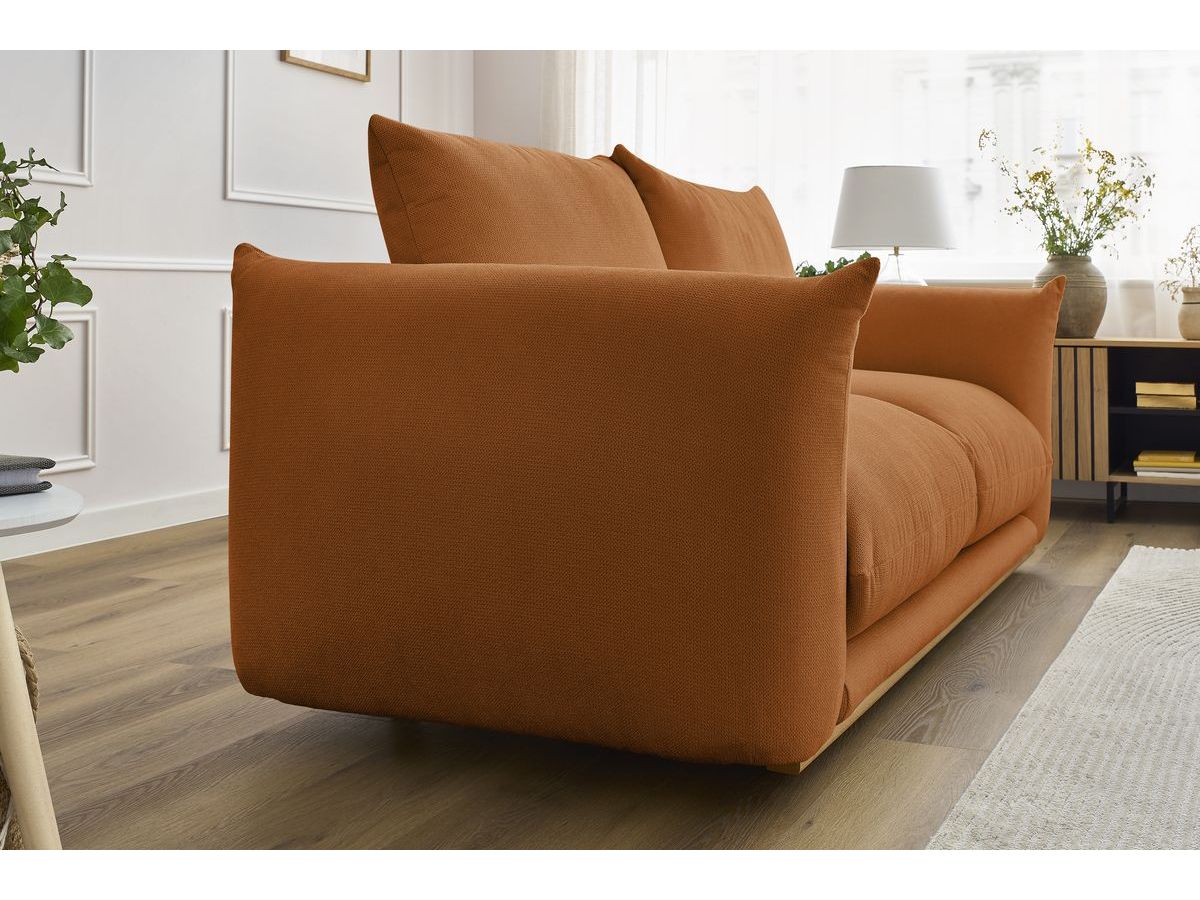 Bobochic Ernest Sofa 2-Sitzer Stoff Orange