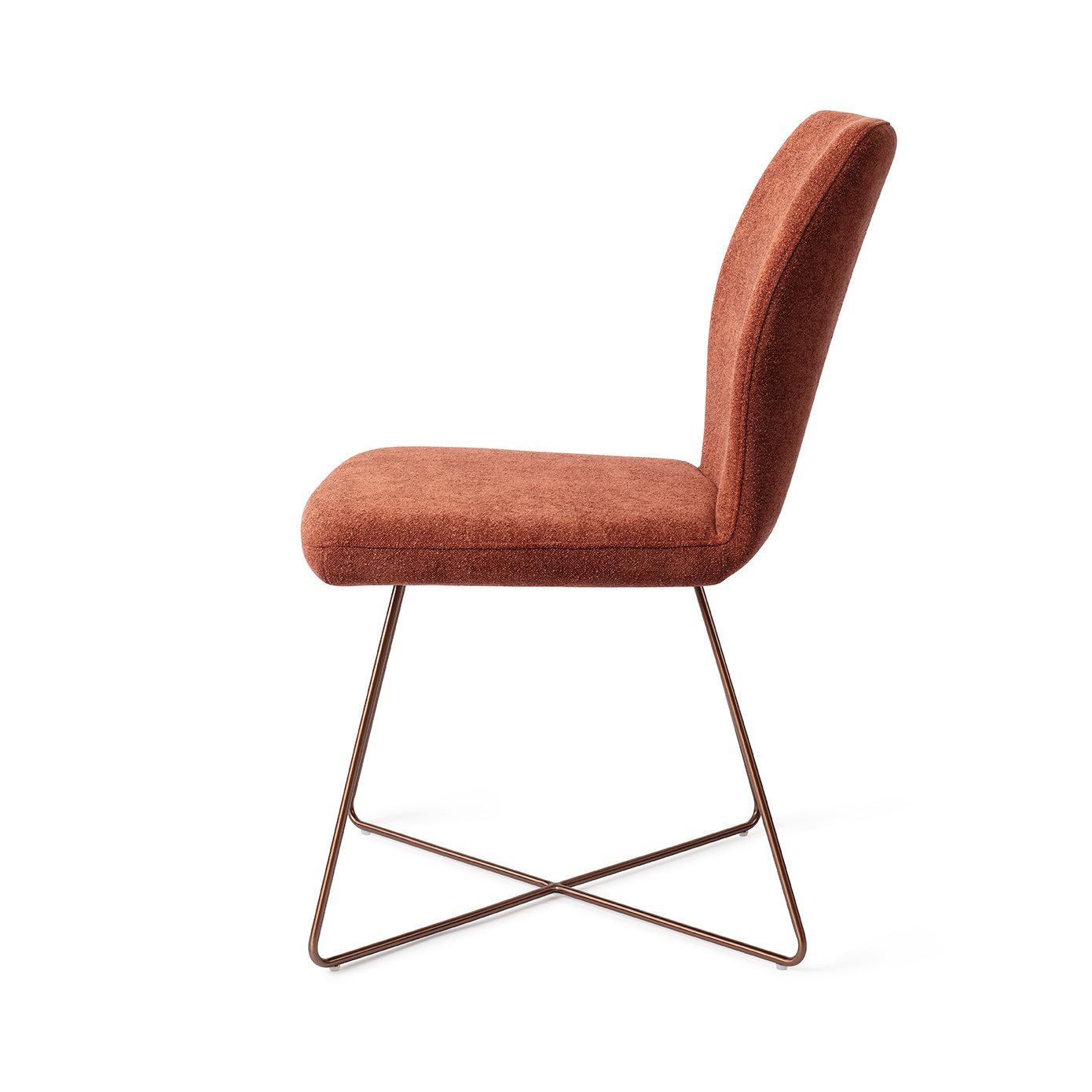 Jesper Home Esszimmerstuhl Ikata Cosy-Copper Cross Rosa