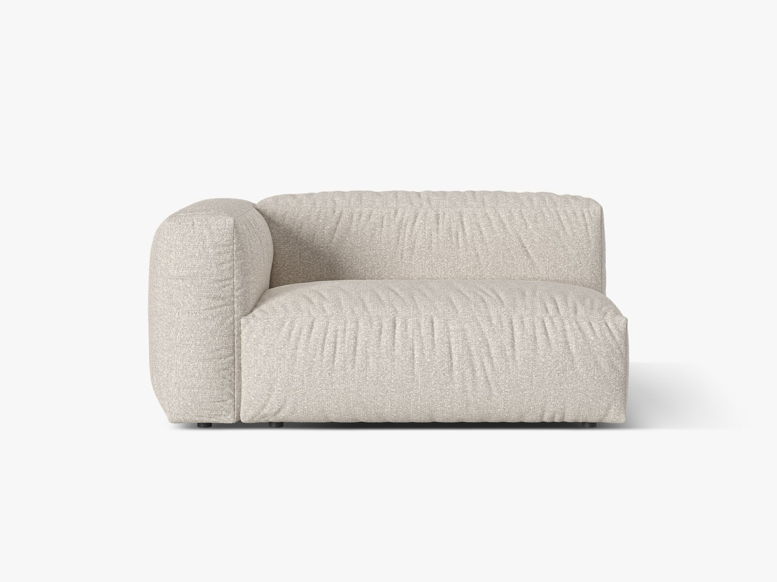 Micadoni Eckmodul Martina 1-Sitzer Groß Links Boucle Monet Beige