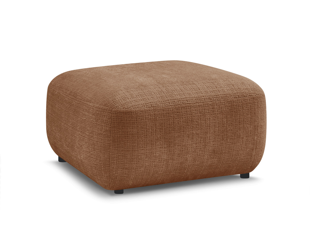 Bobochic Denise Pouf Strukturstoff Orange